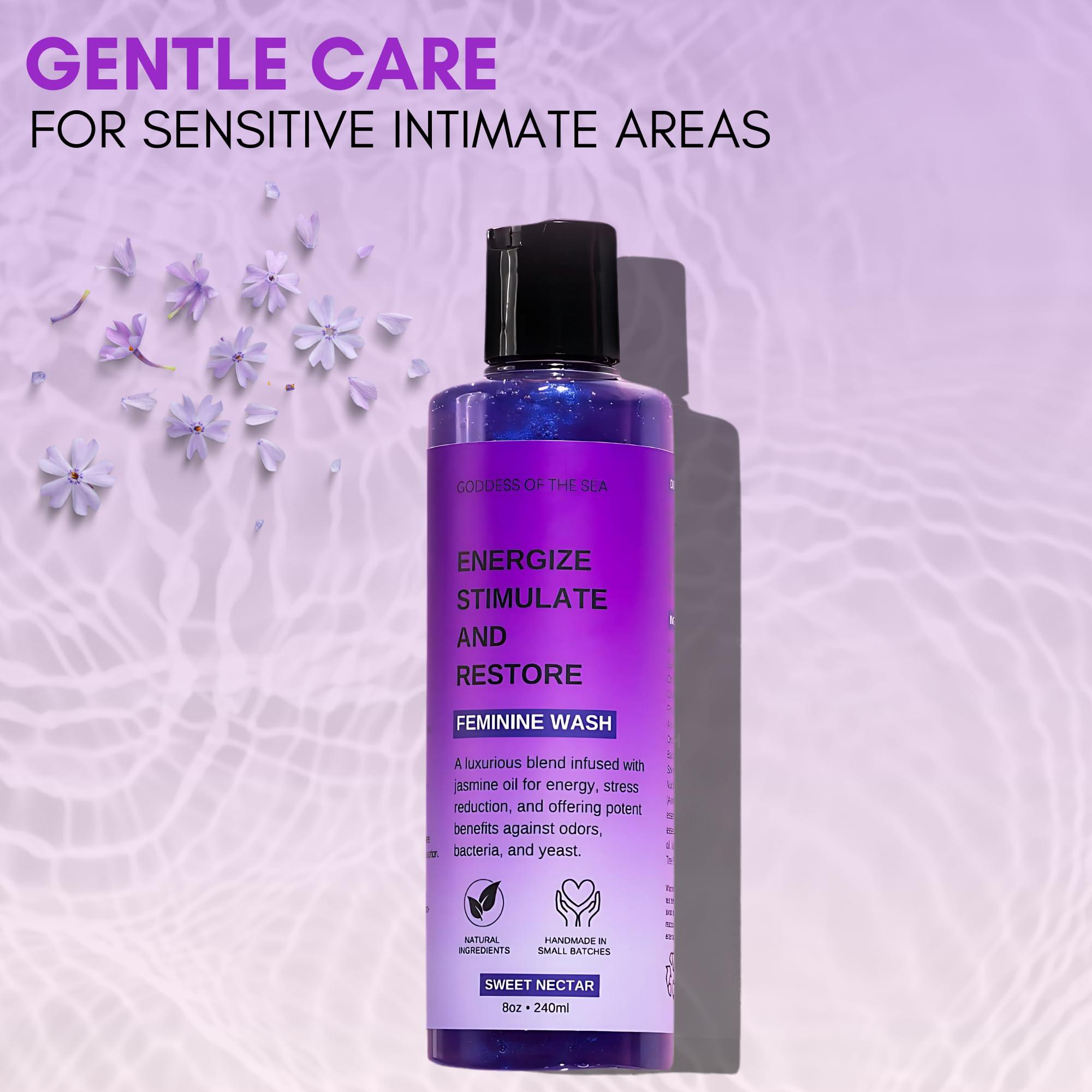 Sweet Nectar Yoni Wash – Gentle Feminine Care for Sensitive Skin | pH-Balancing, Odor Control & Hydration | Natural, Handmade & Hypoallergenic Yoni Soap | Fragrance-Free & Vegan - Image 2