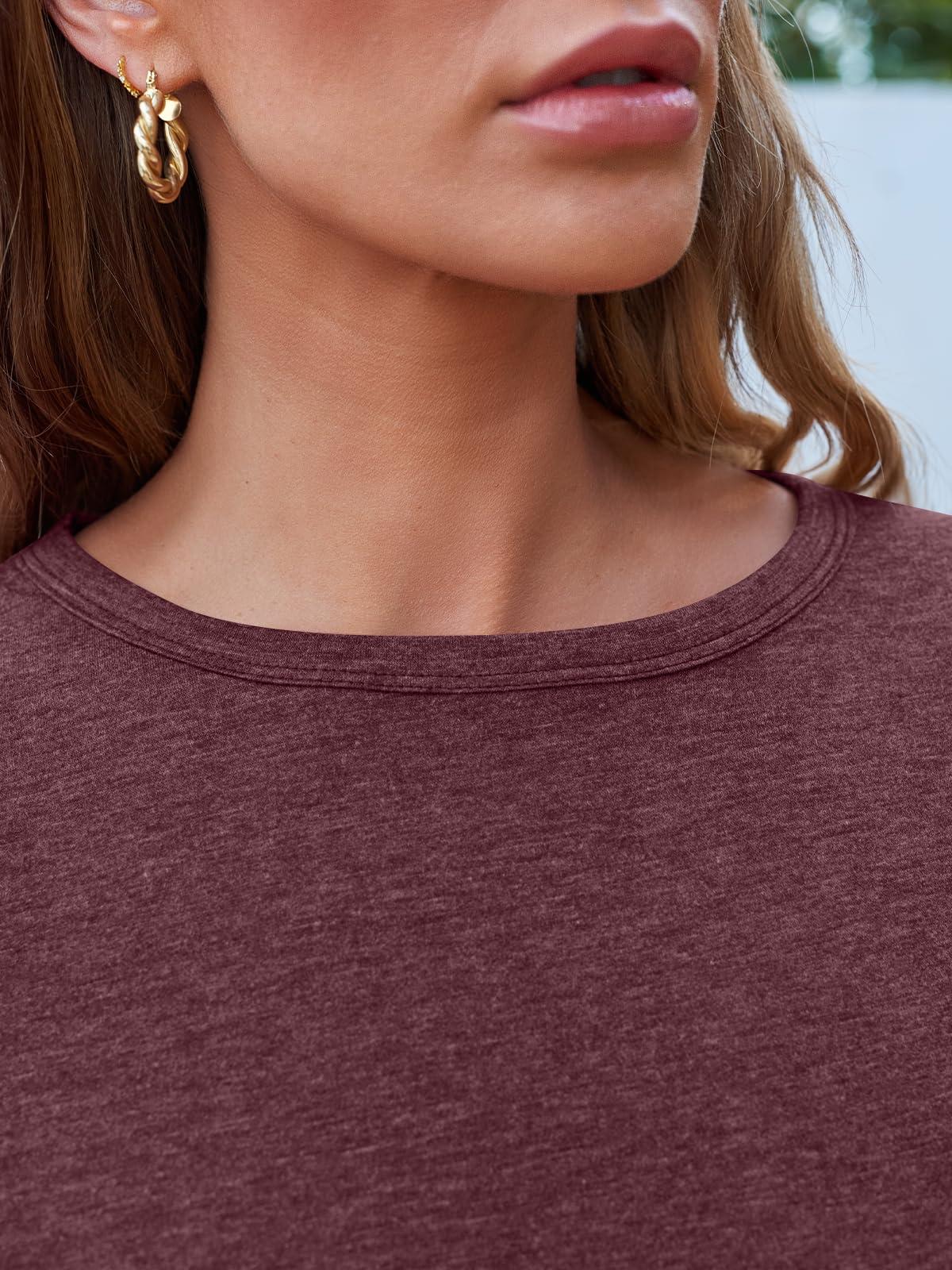 AUTOMET Long Sleeve Shirts for Women Business Casual Tops Fall Fashion Outfits Basic Workout Tees Beach Vacation Clothes 2025 - Image 5