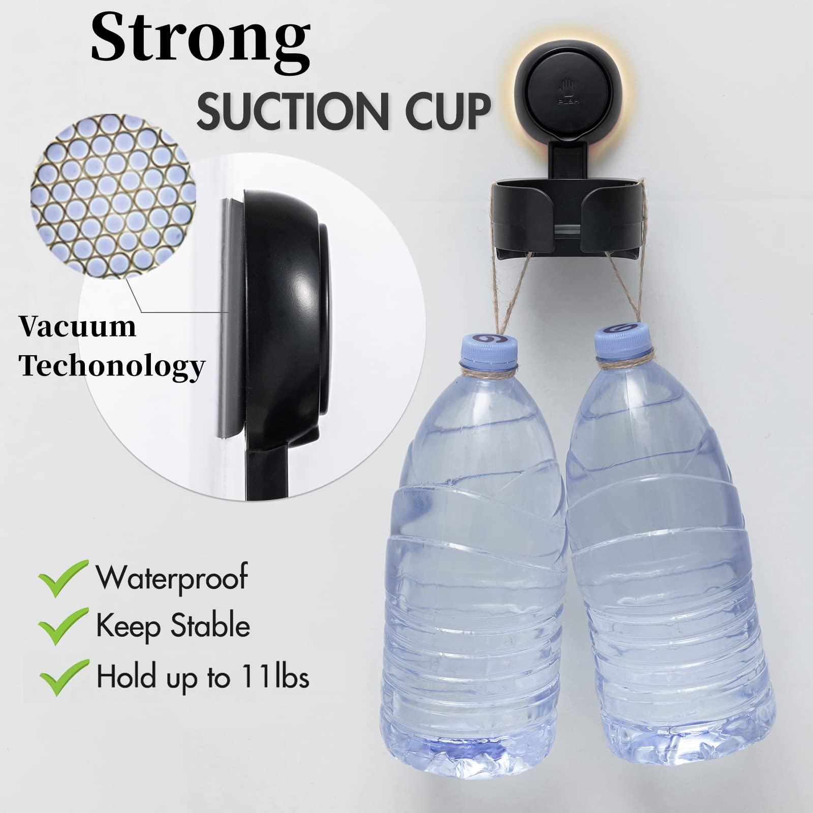 TAILI Shower Grab Bar with Wine Glass Holder for Shower, Suction Cup Grab Bars for Bathtubs and Showers Removable Heavy Duty Shower Grab Bars for Seniors and Elderly, Strong Hold Suction No Drilling - Image 5