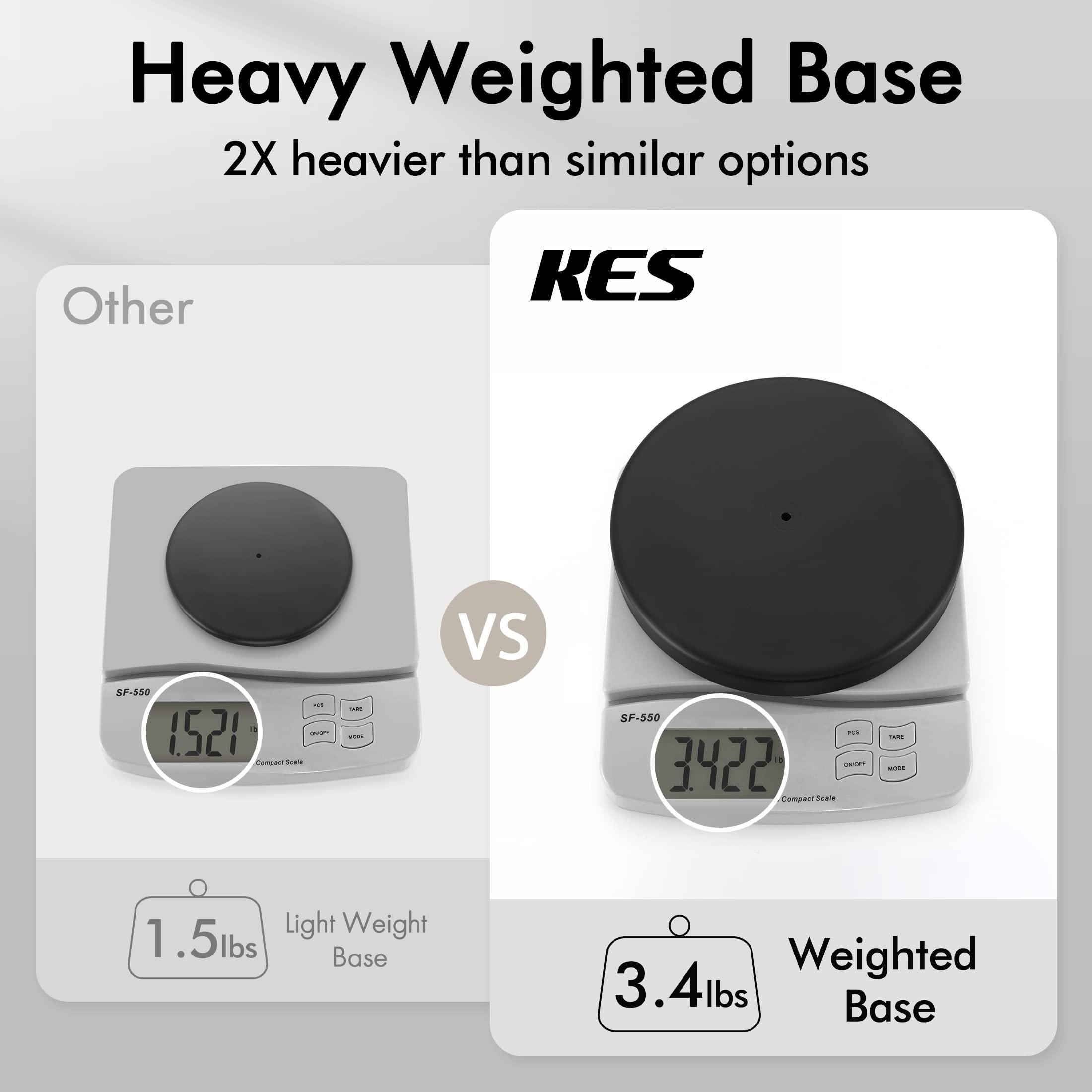 KES Bathroom Toilet Paper Holder Stand Modern Tissue Roll Holder SUS304 Stainless Steel Rustproof Freestanding 20.2" H, Matte Black BPH283S1-BK - Image 3