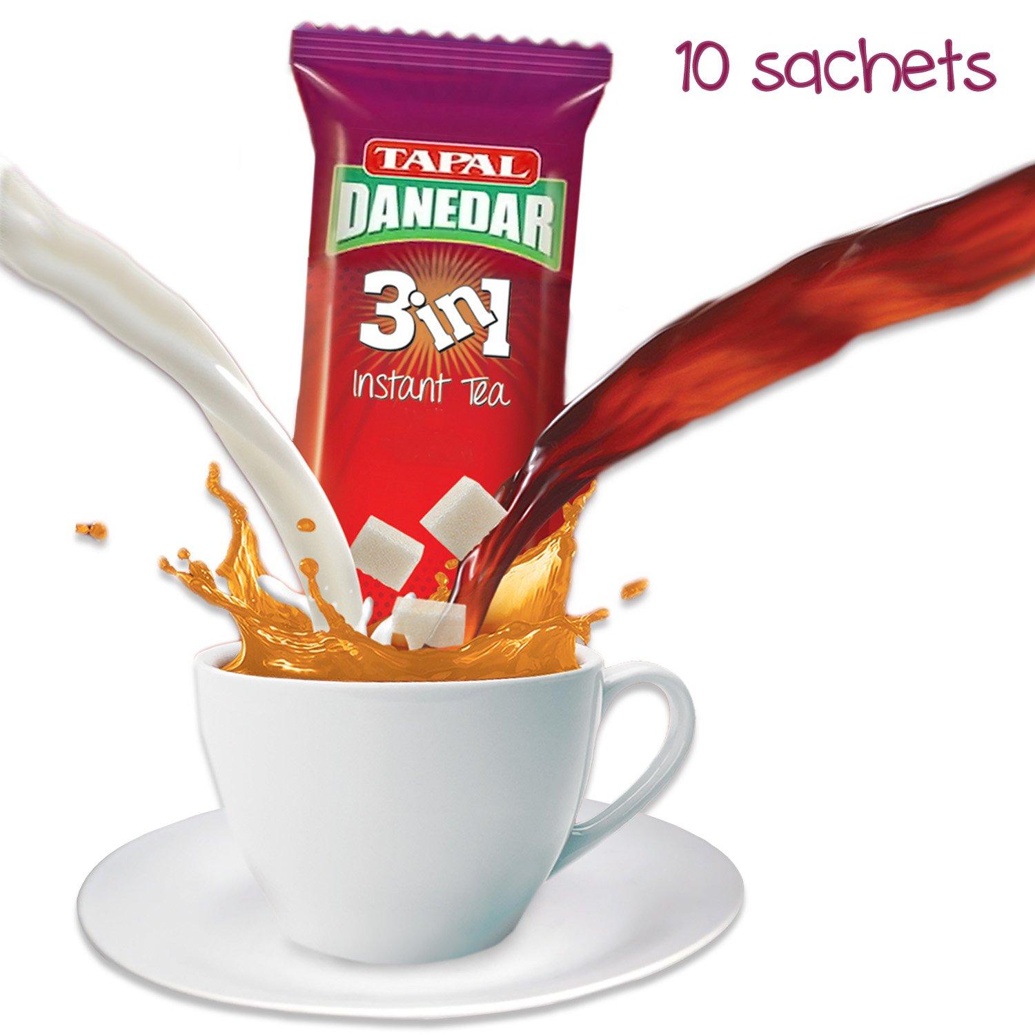 Tapal Danedar - Instant Tea 3in1 (10 Sachets) Elaichi (Cardamom) - Image 3