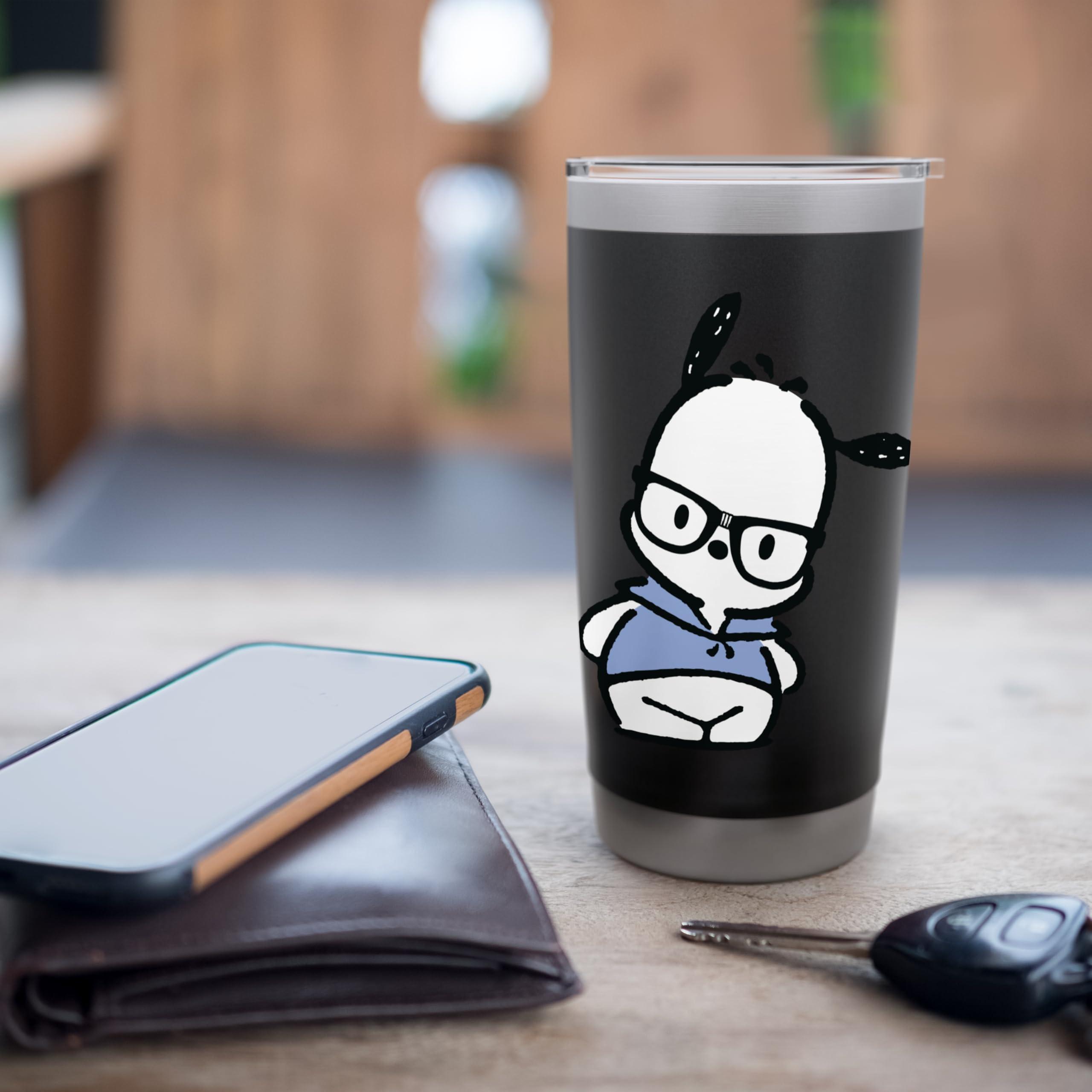 Pochacco Nerd Glasses Stainless Steel Insulated Tumbler - Image 7