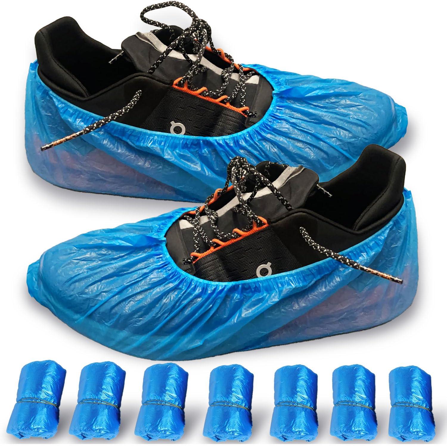 100PCS Disposable Shoe Cover Waterproof Large Boots Covers for Indoors/Outdoor Booties Sneaker Protector Coverings, One Size Fits Most up to size 11 US Men and 13 US Women (50 Pair) - Image 7