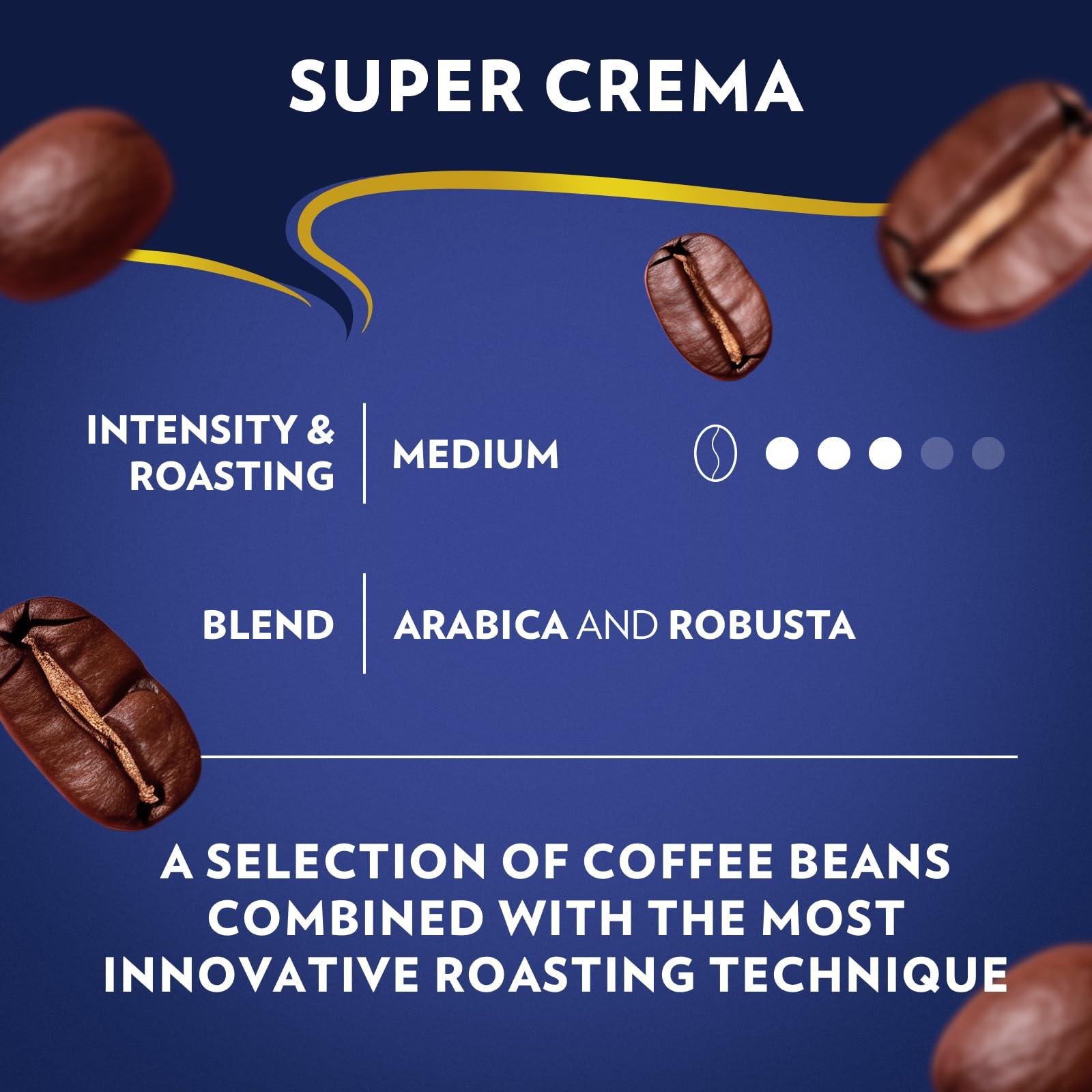 Lavazza Super Crema Whole Bean Coffee, Medium Espresso Roast, Arabica and Robusta Blend, 2.2 lb Bag, Package May Vary (Pack of 1) - Image 5
