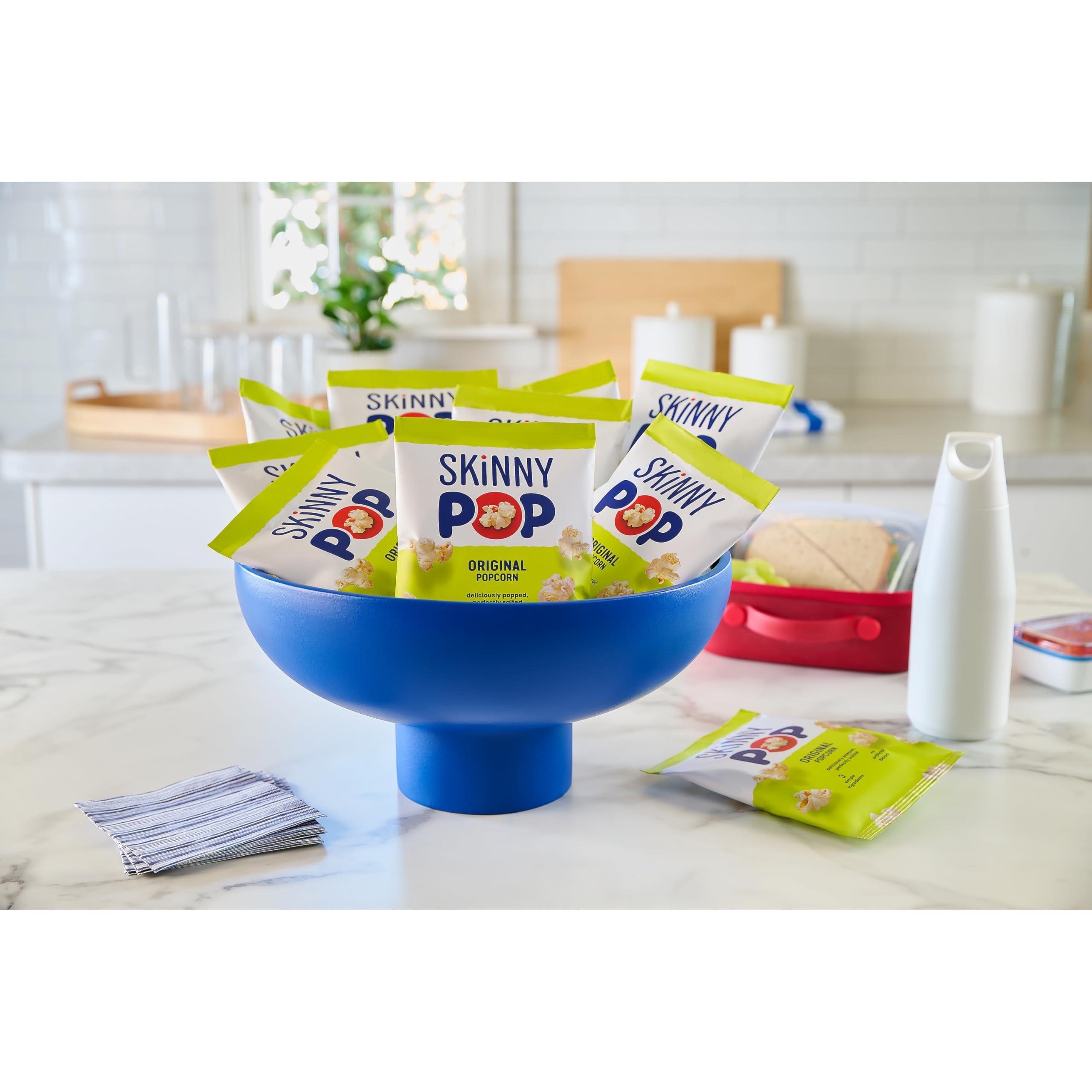 SkinnyPop Popcorn, Original and White Cheddar Variety Pack, Whole Grain, Dairy-Free Snack, 0.5oz (40ct) - Image 4
