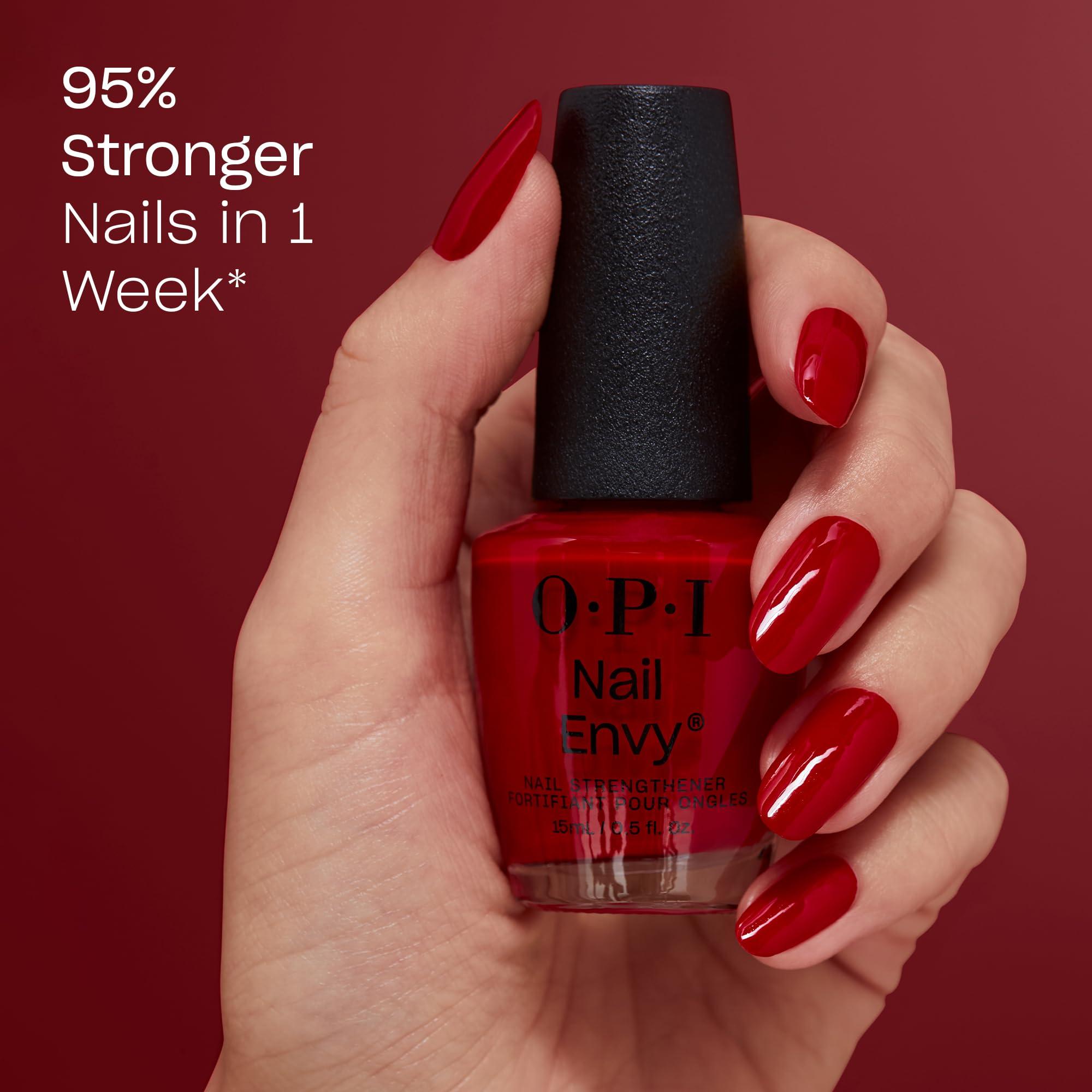 OPI Nail Envy Nail Strengthener | Clear & Opaque Crème Nail Polish Treatment | Strengthen Weak & Thin Nails - Image 3
