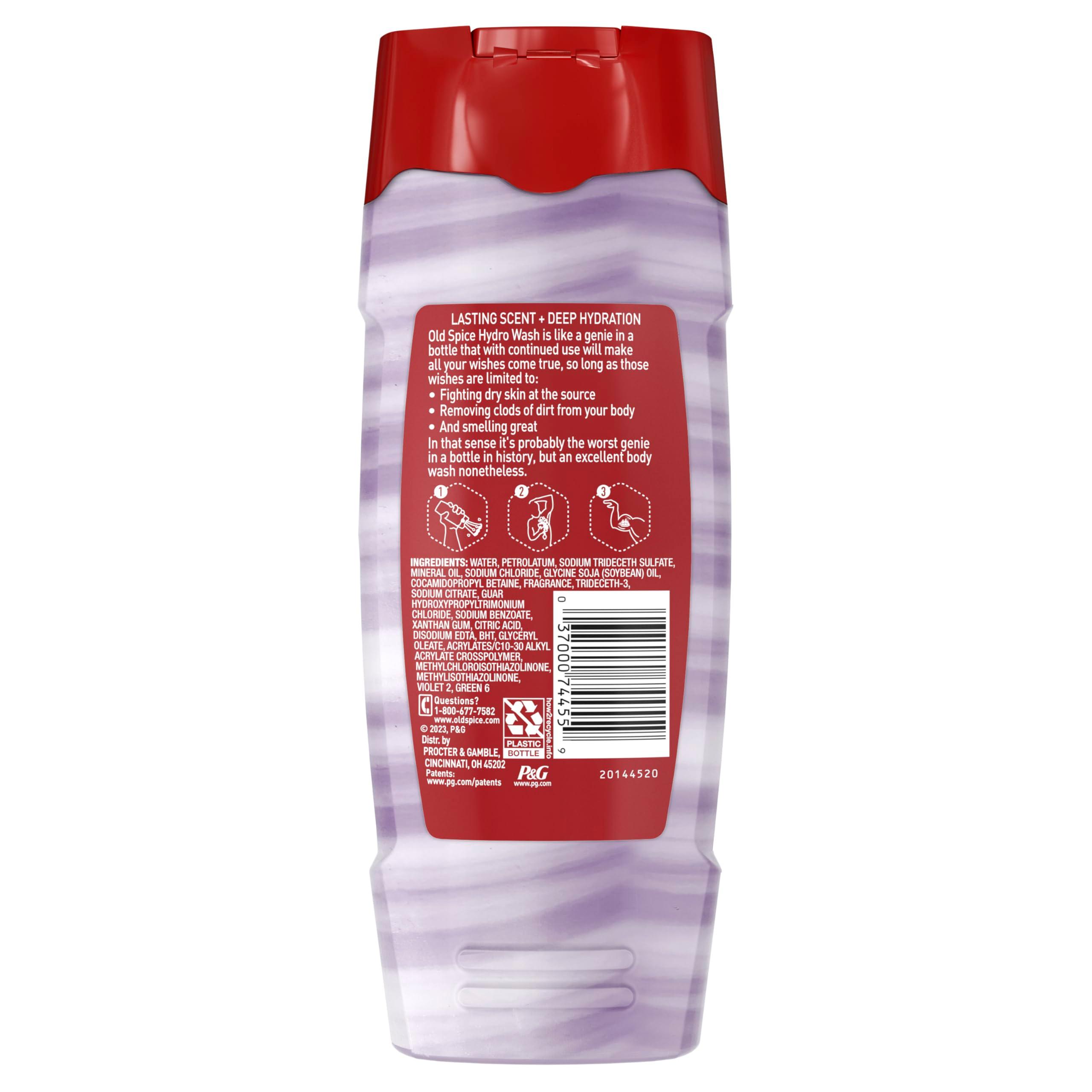 Old Spice Moisturizing Body Wash for Men, Hydro Wash, 2-in-1 Long Lasting Scent & Deep Hydration, 24/7 Shower Fresh, Smoother Swagger Scent, 16 oz (Pack of 4) - Image 12