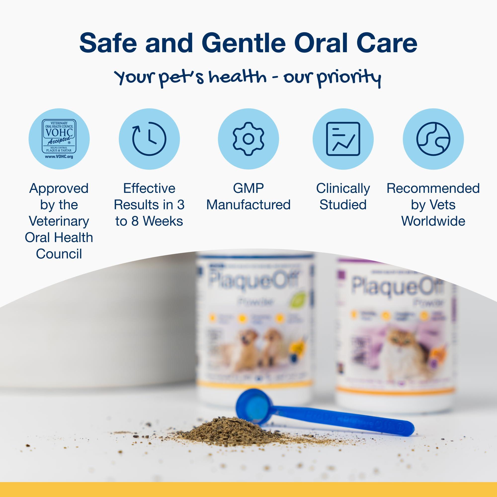 ProDen PlaqueOff Powder for Pets - Cat & Dog Breath Freshener - Plaque & Tartar Remover for Pet Oral Care - 420g - Image 2