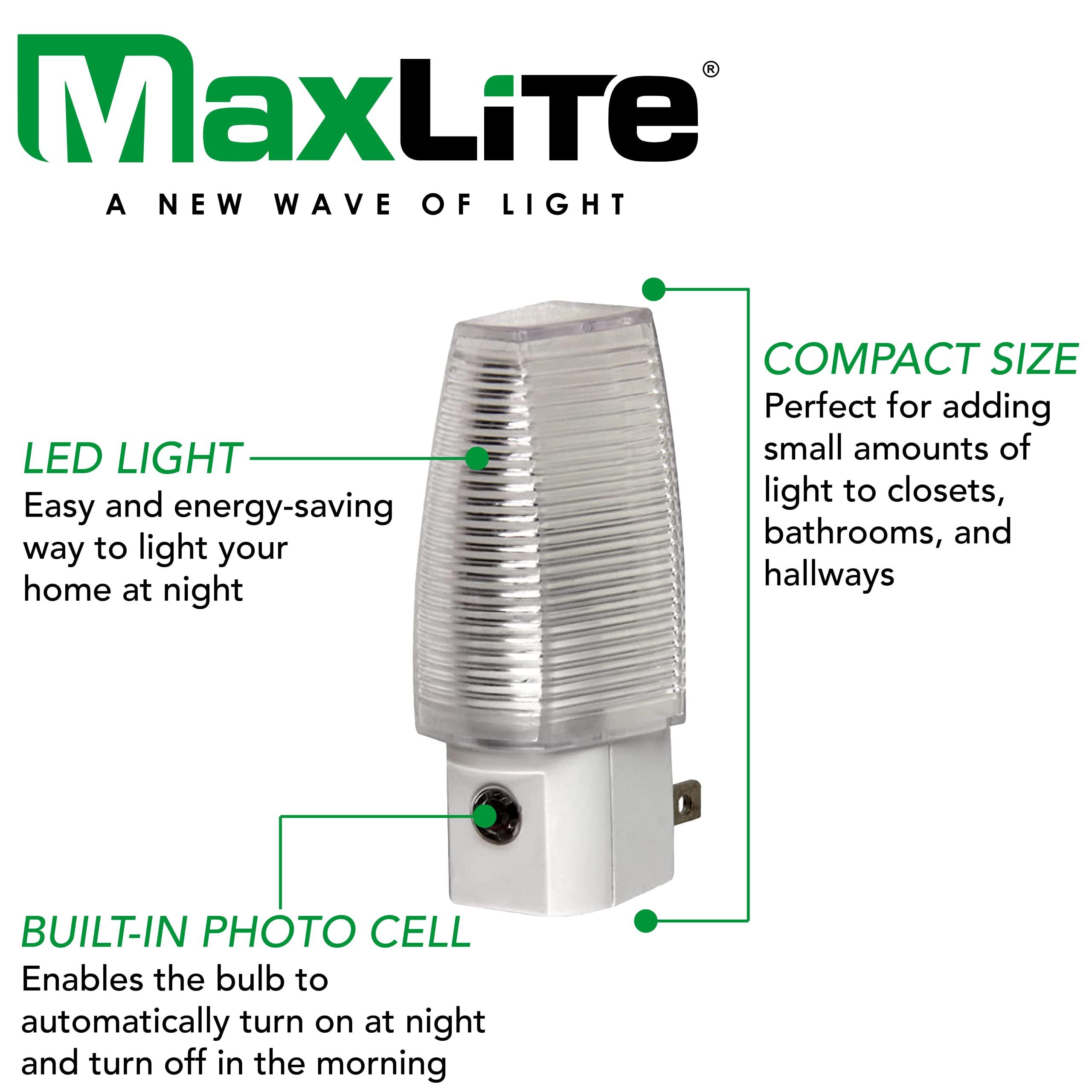 MaxLite Plug in Night Light Dusk to Dawn, White - Image 4