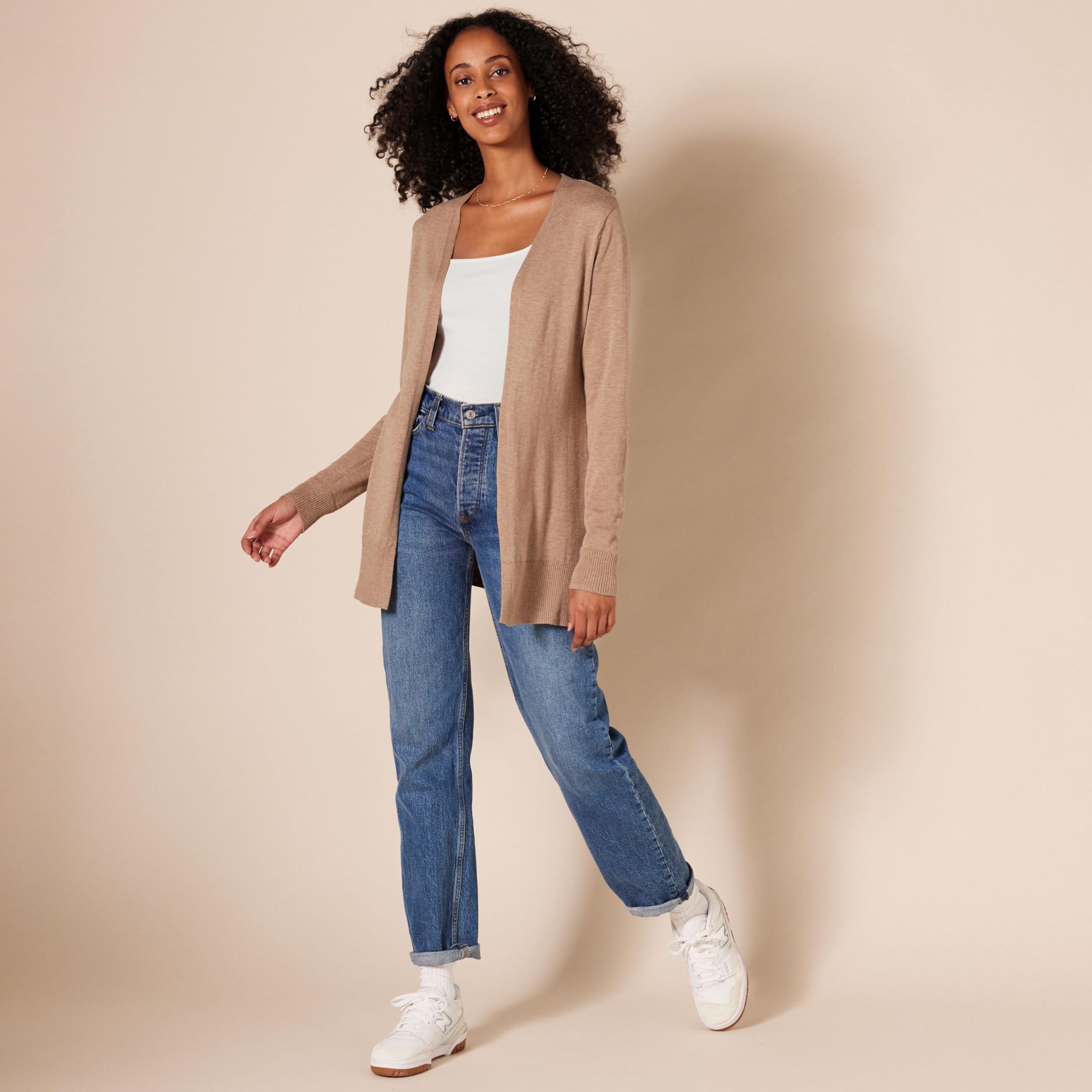 Amazon Essentials Women's Lightweight Open-Front Cardigan Sweater (Available in Plus Size) - Image 5