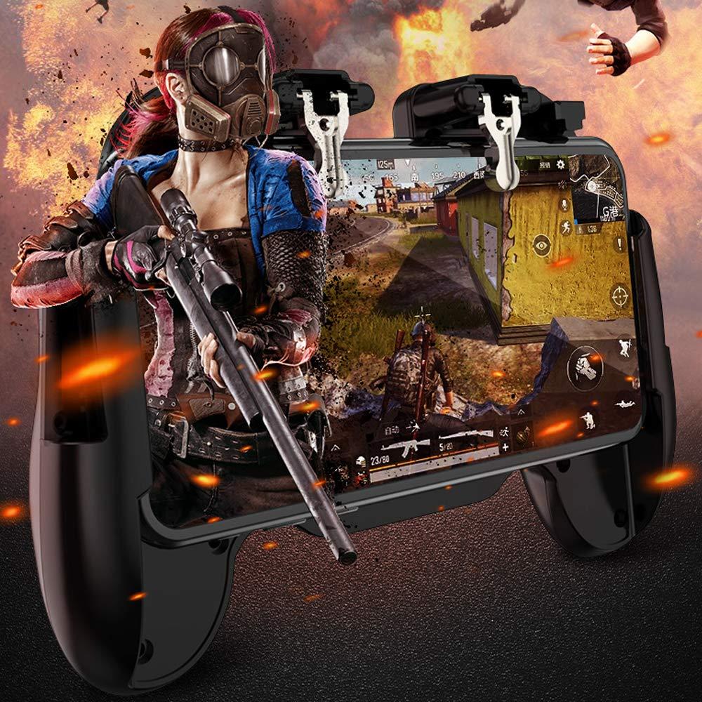 Ytuomzi Mobile Game Controller with Cooling Fan for Fortnite PUBG,Smartphone Game L1R1 Triggers Controller Joystick Gamepad w/Aim and Fire Buttons for 4.7-6.5" Android iOS iPhone - Image 2