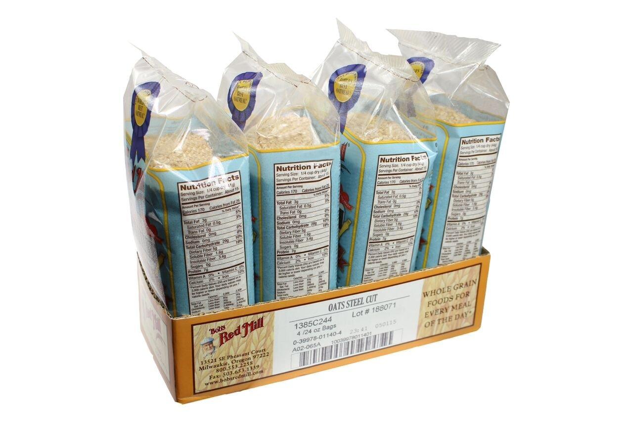 Bob's Red Mill Steel Cut Oats, 24 Oz (4 Pack) - Image 4