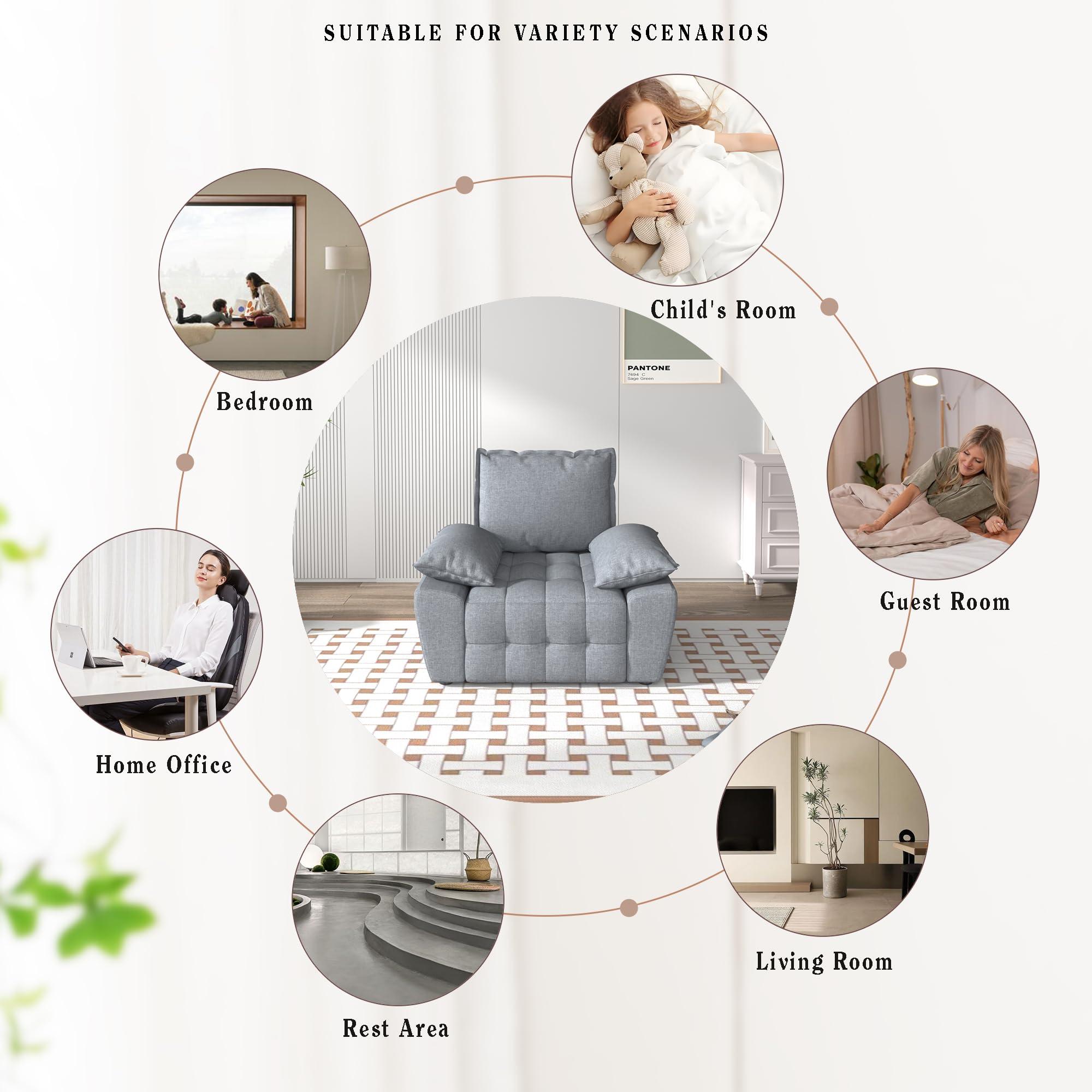 SILKIR Sectional Couches for Living Room,Modular Sectional Sofa,L Shaped Couch,Sofa with Chaise,Modular Sofa for Bedroom - Image 7