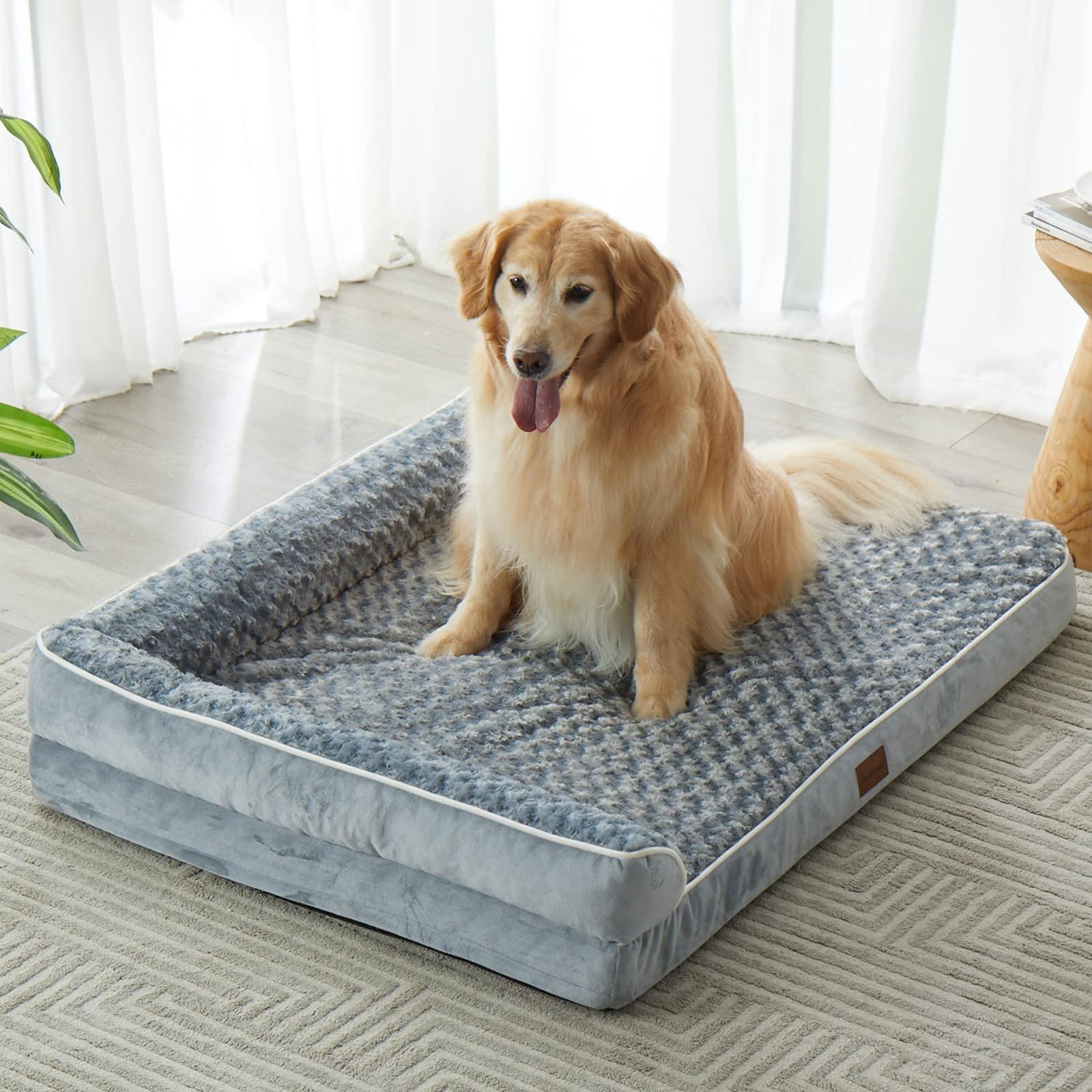 BFPETHOME Orthopedic Dog Bed for Extra Large Dogs-Big Waterproof Sofa Dog Bed with Removable Washable Cover, Large Pet Bed with Waterproof Lining and Nonskid Bottom,Pet Bed for Large Dogs - Image 7