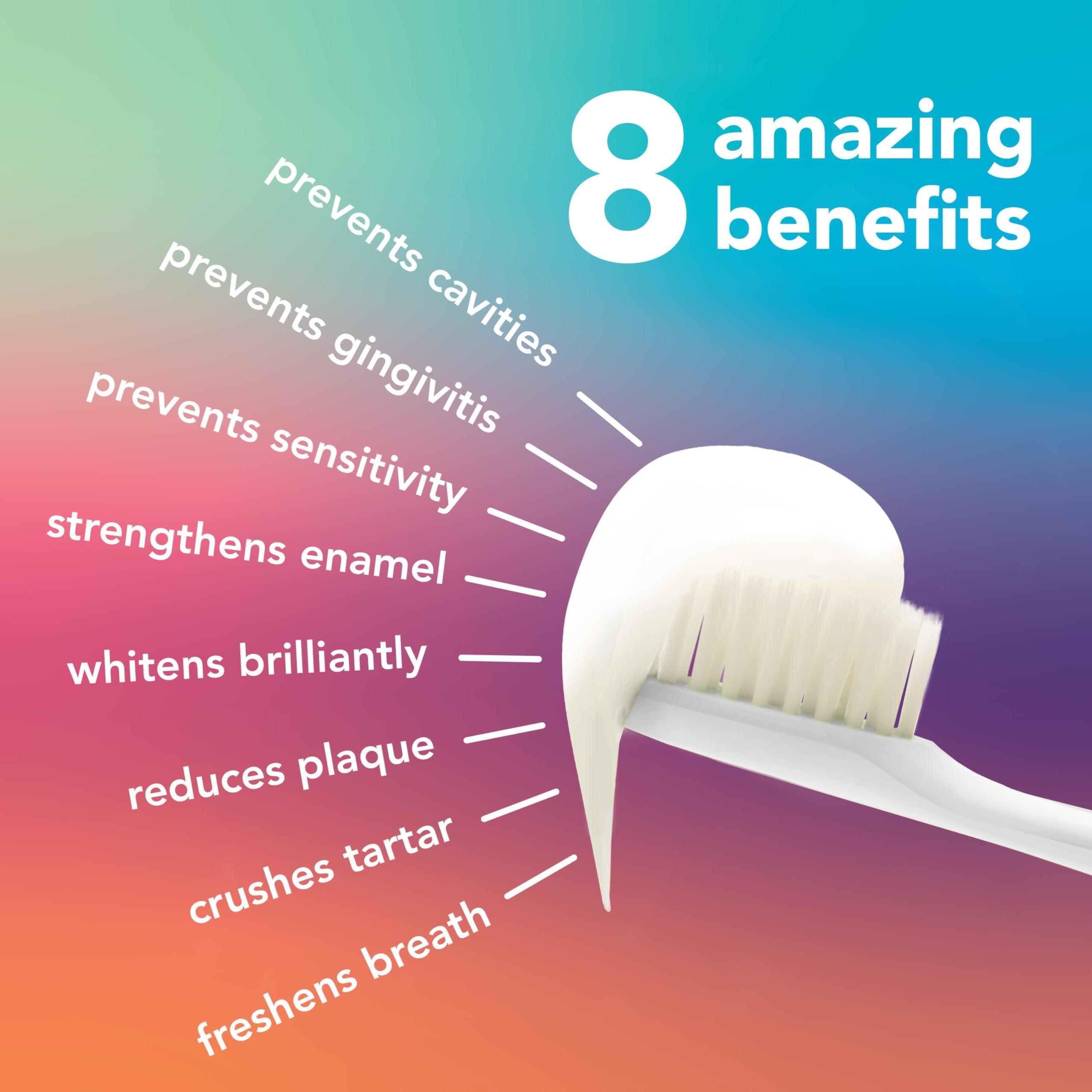 hello Mighty Multitasker Fluoride Toothpaste, 8-in-1 Toothpaste with Minty Flavor, Anticavity, Antigingivitis, Antisensitivity, Strengthens Enamel and Whitens, 4.0 Oz Tube - Image 5