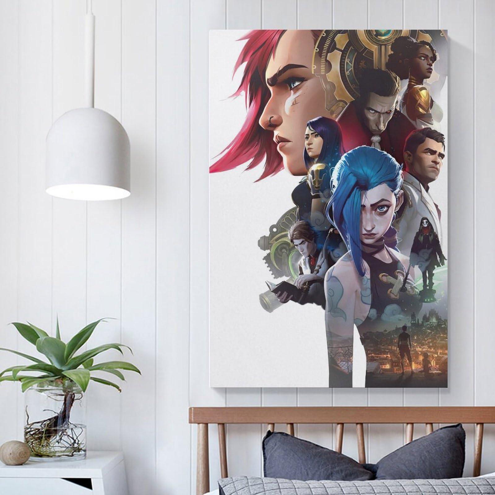 YMSVMKLF Arcane Canvas Poster Wall Art Decor Print Picture Paintings for Living Room Bedroom Decoration 16x24inch(40x60cm) - Image 5