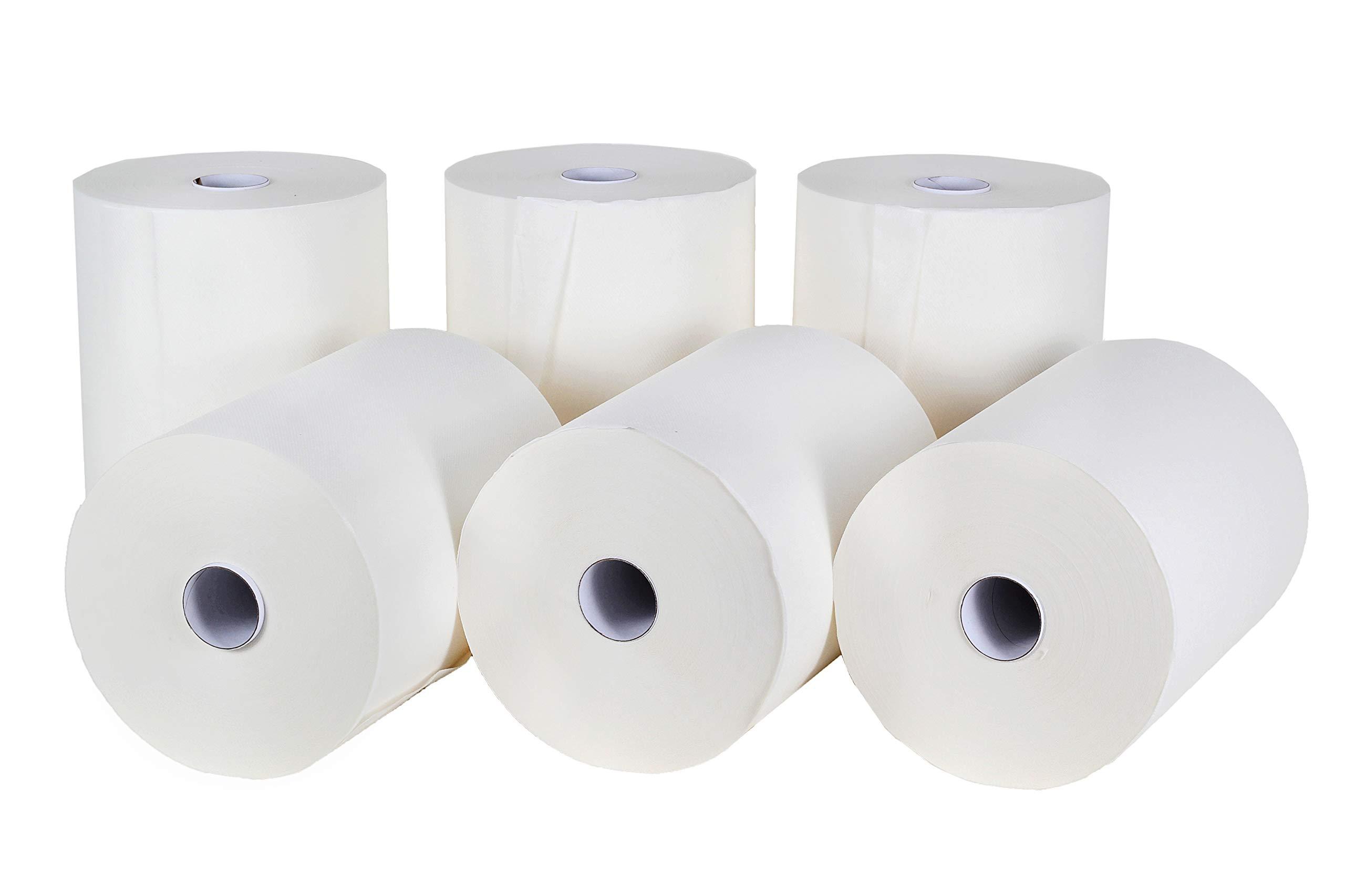 MULMEHË High Capacity Dispenser TAD Paper Towels, 6 Rolls, 10" x 800' Roll - Image 2