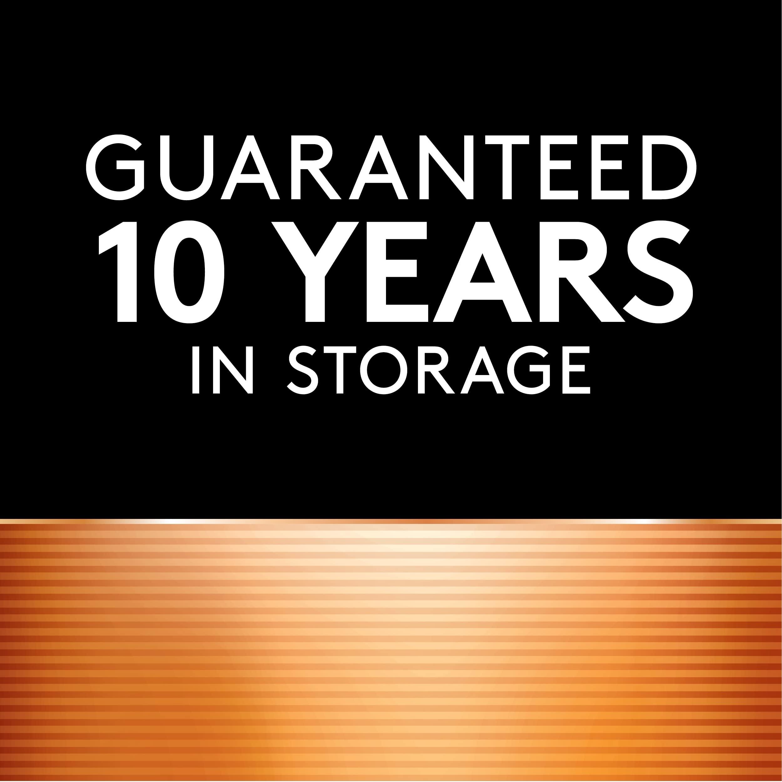 Duracell Coppertop D Batteries, 10 Count (1 Pack), D Battery with Long-lasting Power, All-Purpose Alkaline Battery for Household and Office Devices - Image 4