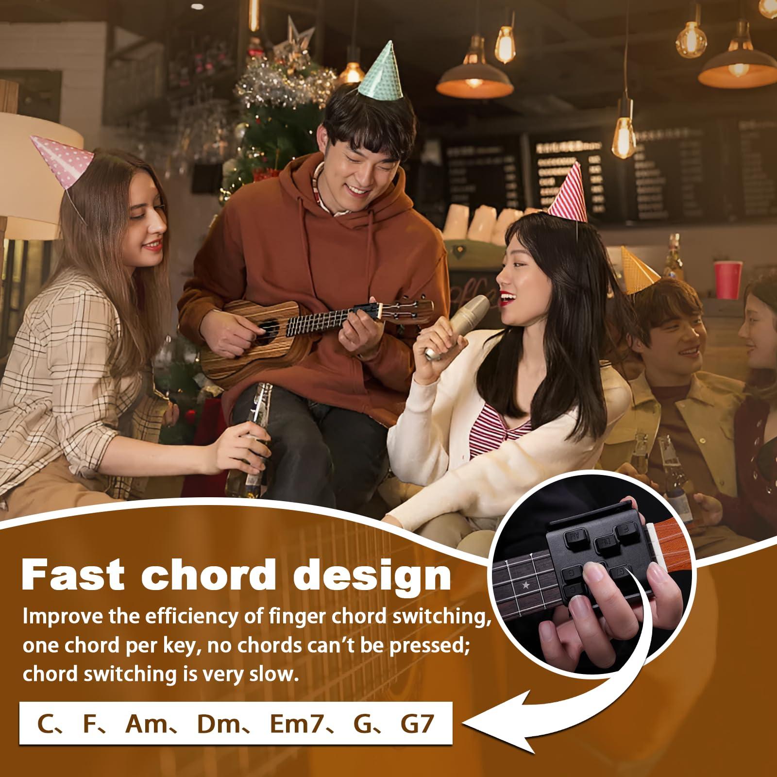 Xanadued Ukulele Chord Presser, Guitar Chord Presser, Ukulele Practice Tool, Guitar Presser for Acoustic, Trainer, Assisted Learning Tools - Image 4