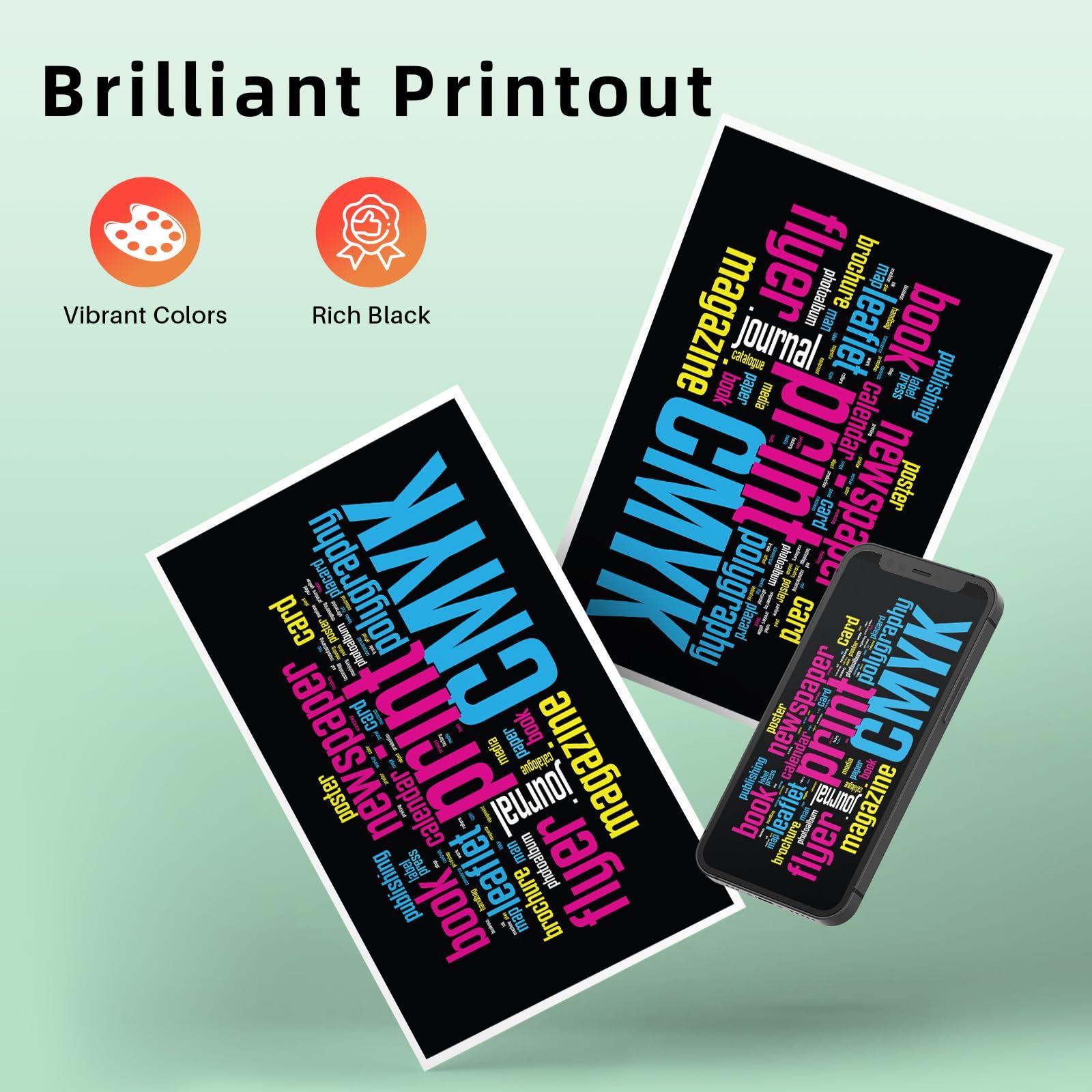 colorfly LC406 Ink Cartridges Compatible for Brother lc406 Ink cartridges Compatible for Brother MFC-J5855DW MFC-J6555DW MFC-J4335DW MFC-J4345DW MFC-J4535DW MFC-J6955DW HL-JF1 Printer 4 Combo Pack - Image 6