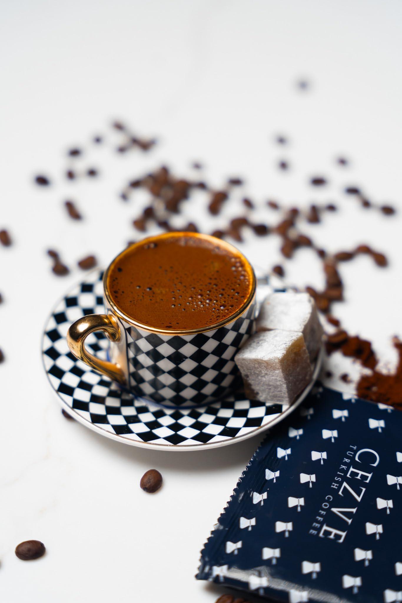 Cezve Turkish Coffee, 100% Arabica, Traditional/Geleneksel Flavor, Ground Coffee, 2,65oz (75gr) - Image 5