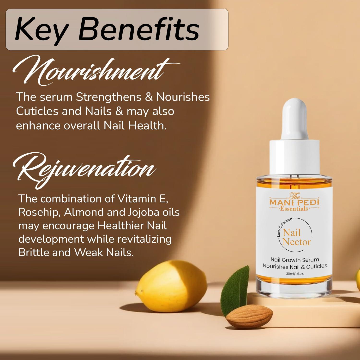 Natural Nail Growth Oil. Powerful Blend of Rosehip, Jojoba & Amond Oils. Promotes Stronger, Healthier Nails. Hydrates & Strengthens Cuticles for Faster Nail Growth - 1 Fl Oz - Image 3