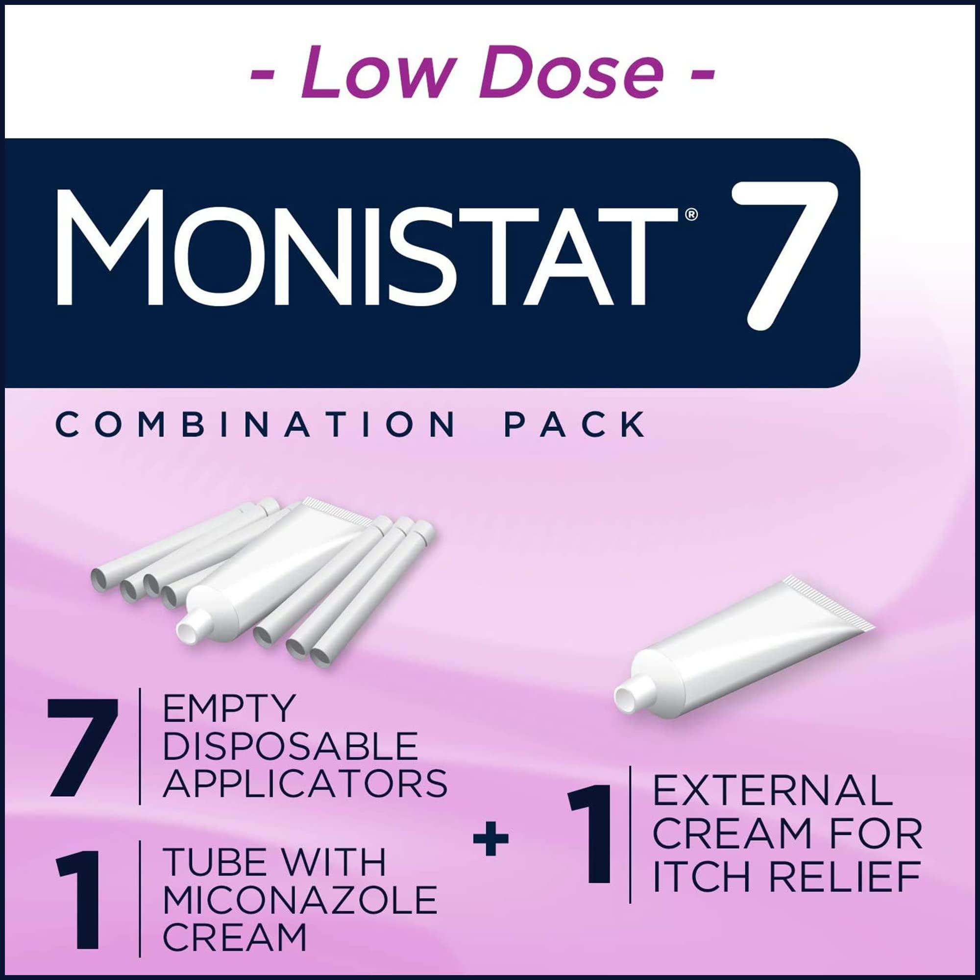 Monistat 7 Day Yeast Infection Treatment for Women, 7 Miconazole Cream Applications with Disposable Applicators + 10 fl oz Boric Acid Feminine Cleanser - Image 4
