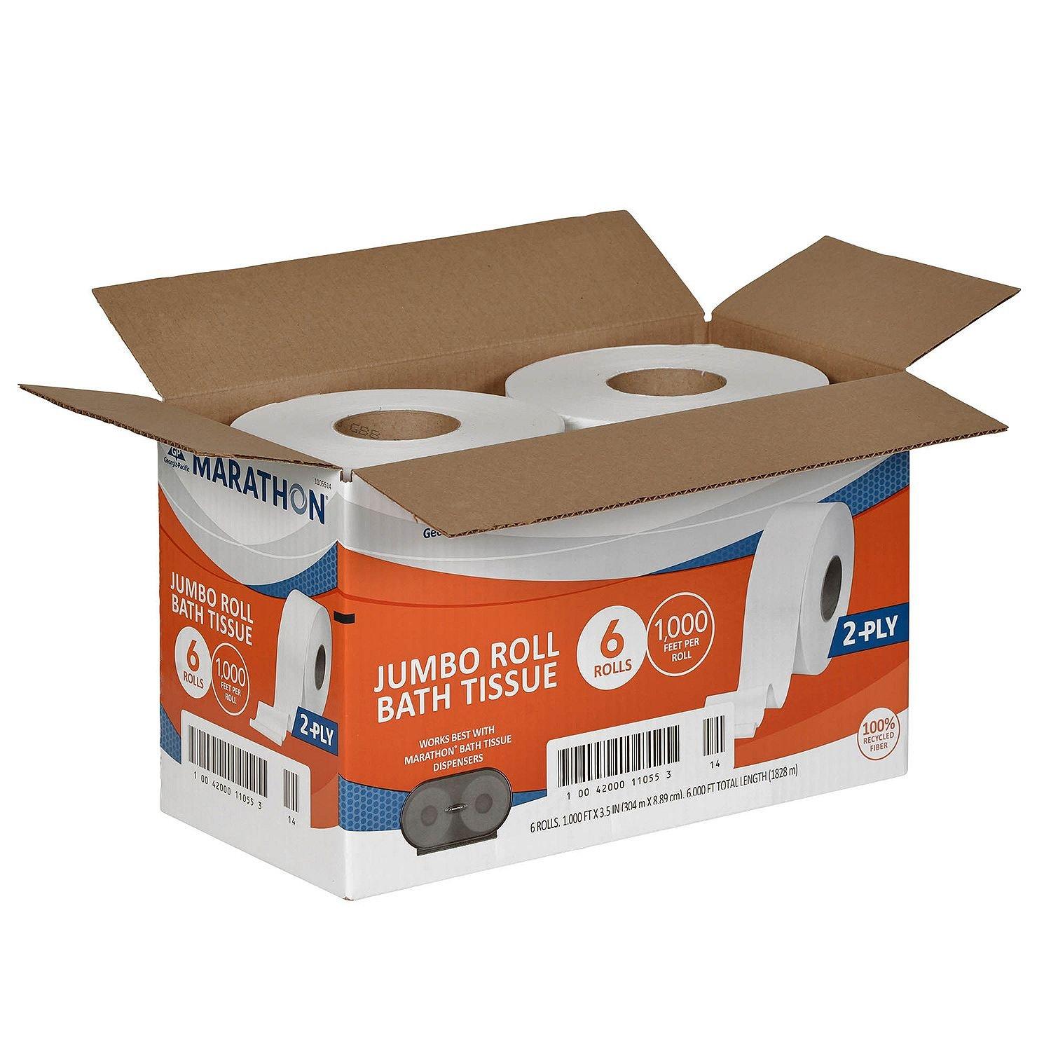Marathon Bath Tissue, 2-Ply (6 Jumbo Rolls) - Image 2