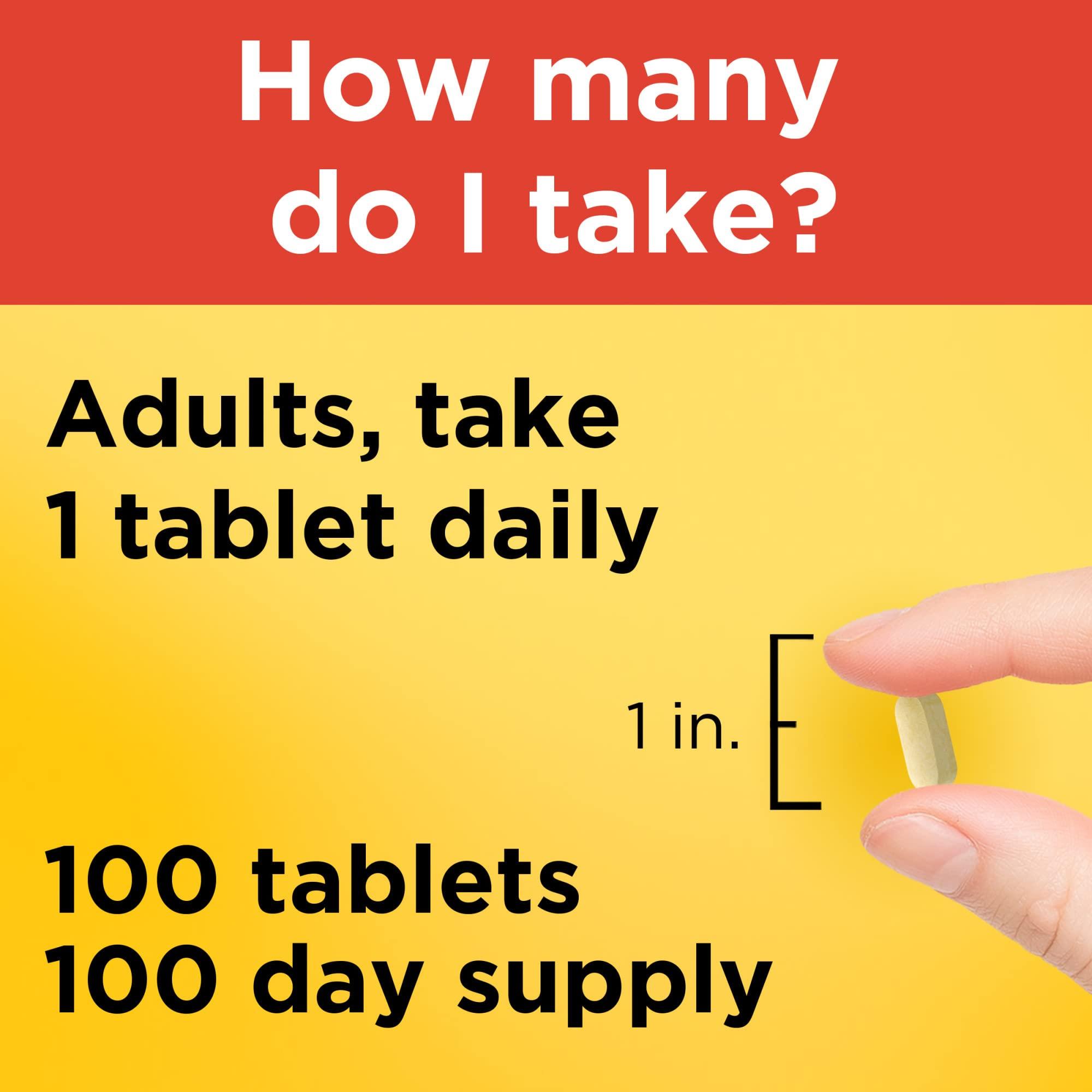 Nature Made Extra Strength Vitamin C 1000 mg, Dietary Supplement for Immune Support, 100 Tablets, 100 Day Supply - Image 7