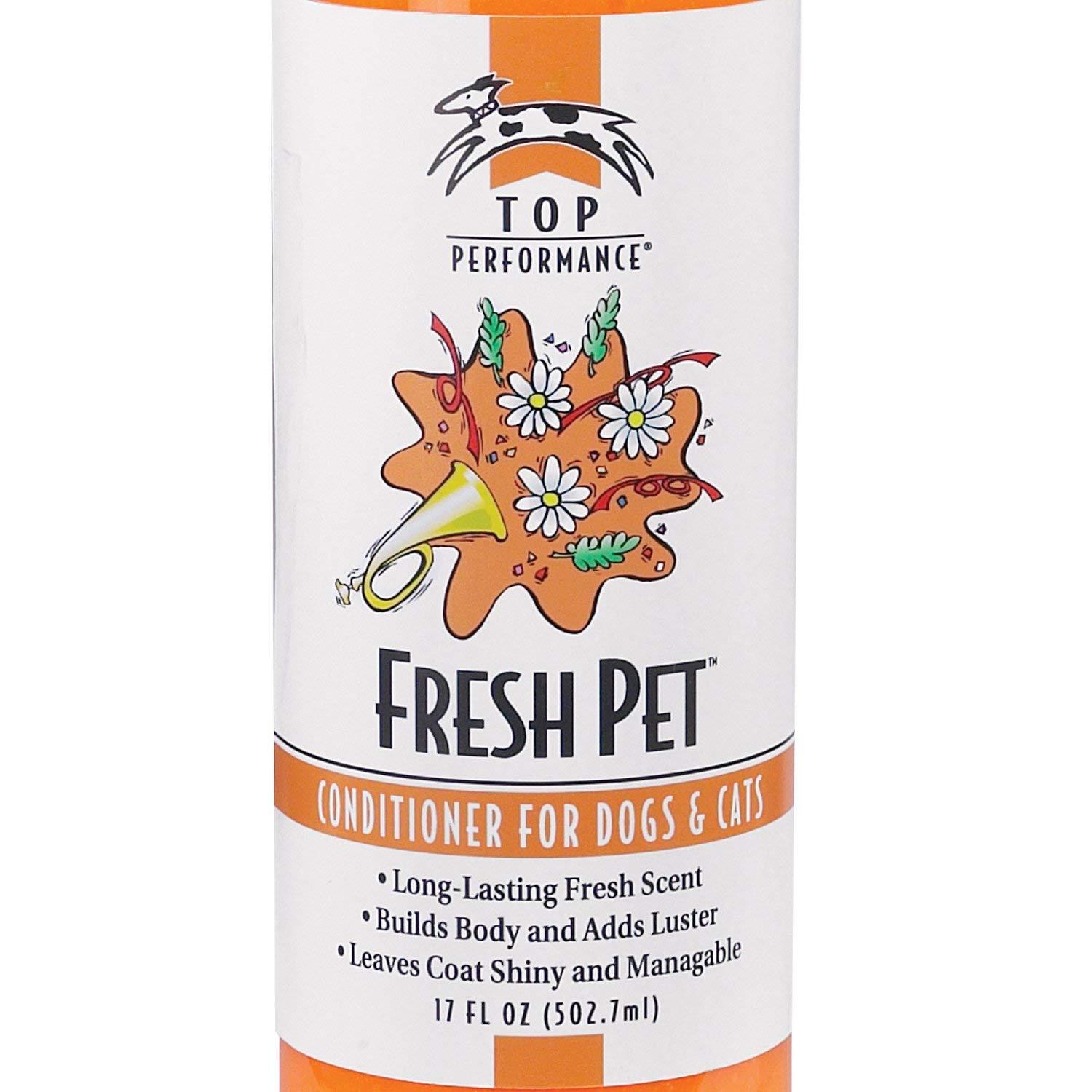 Top Performance Fresh Pet Conditioner to Reduce Mats and Tangles, 17 Oz. Size – Conditioning Formula Gives Coats Sheen - Image 2