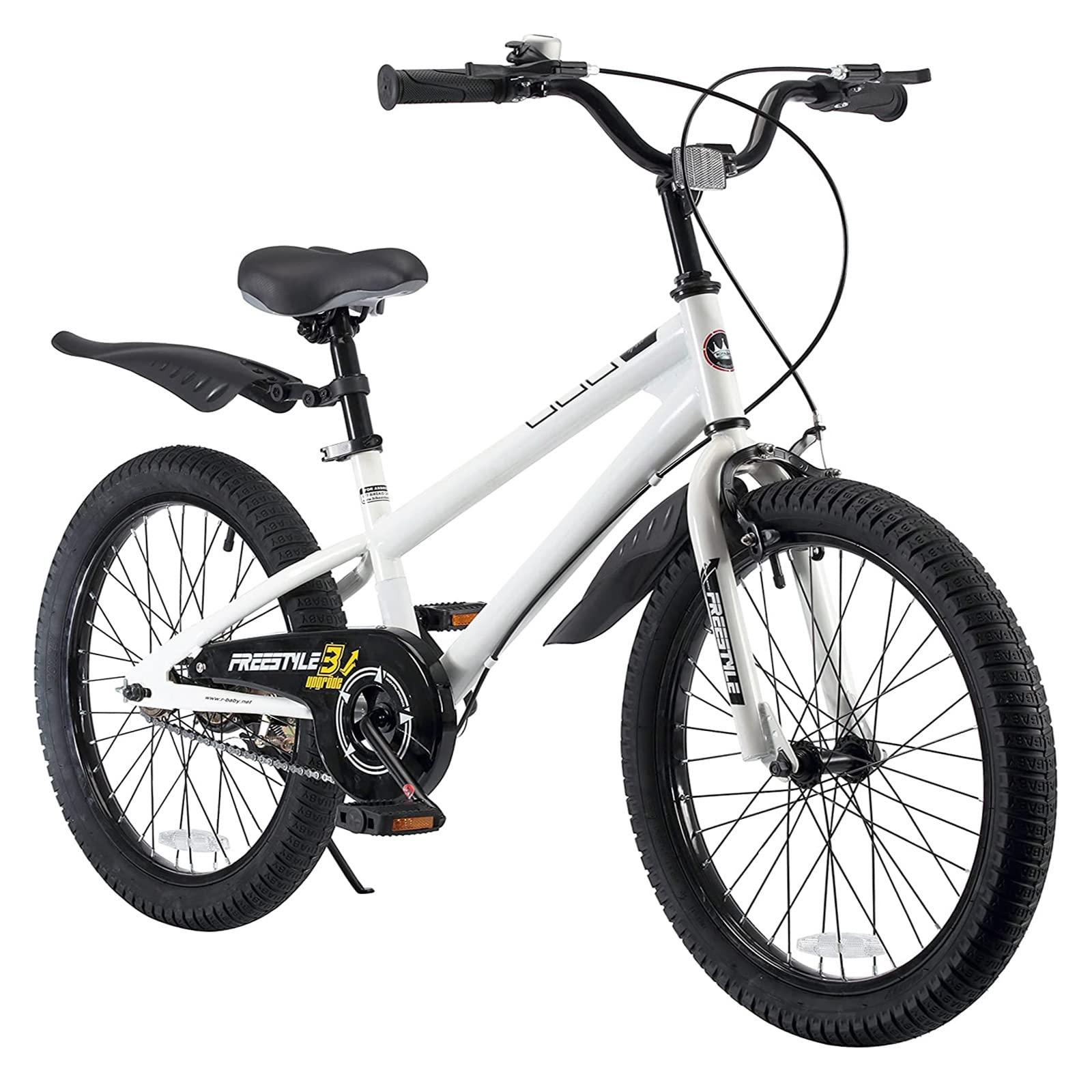 RoyalBaby Kids Bike EZ Balance to Pedal Dual Handbrake Toddlers Boys Girls Bicycle 12-20 Inch for Age 3-10 Years
