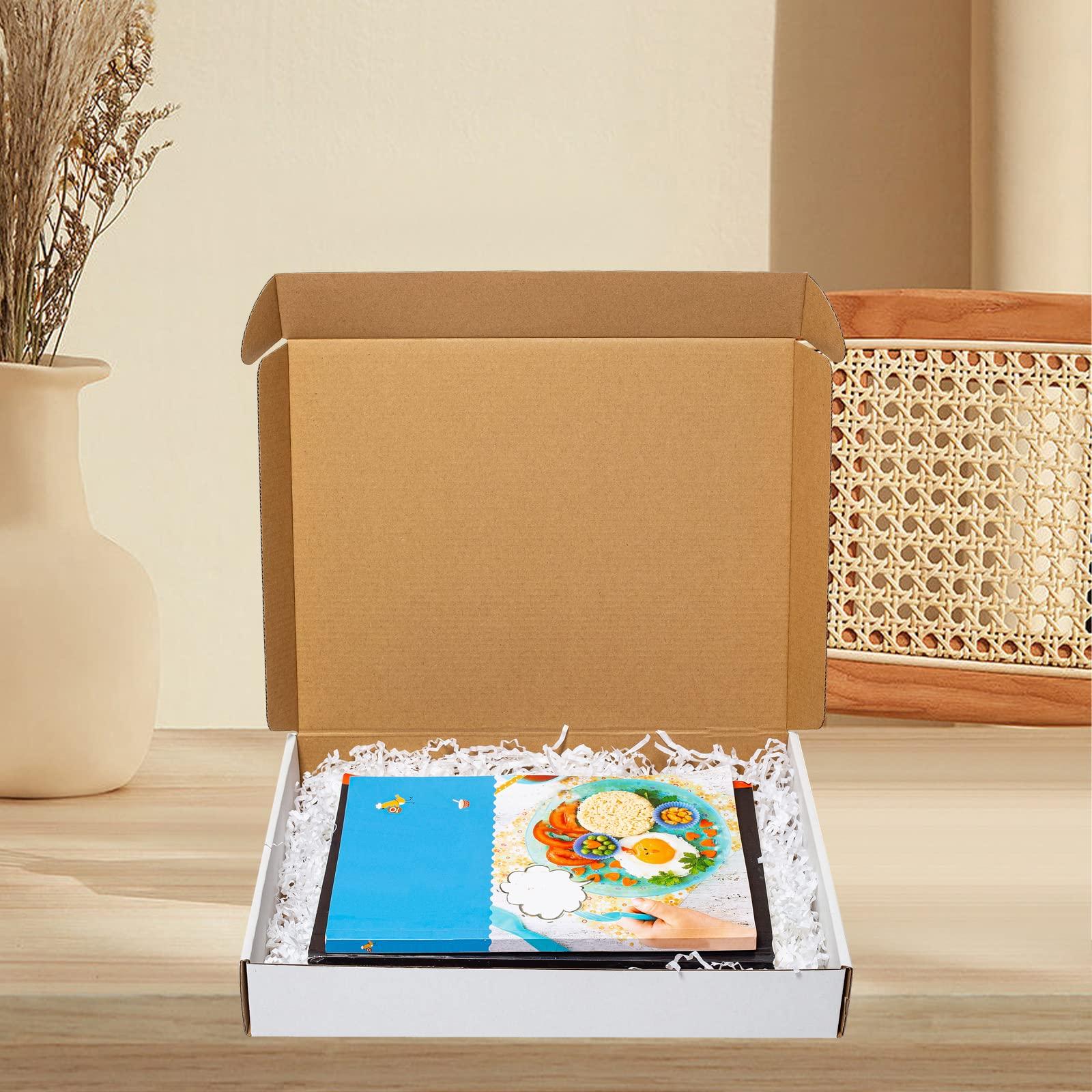 Wowxyz White Shipping Boxes 13x11x3" 20 Pack - Corrugated Cardboard Box Mailers for Small Business, Literature Mailer Packaging Supplies - Image 2