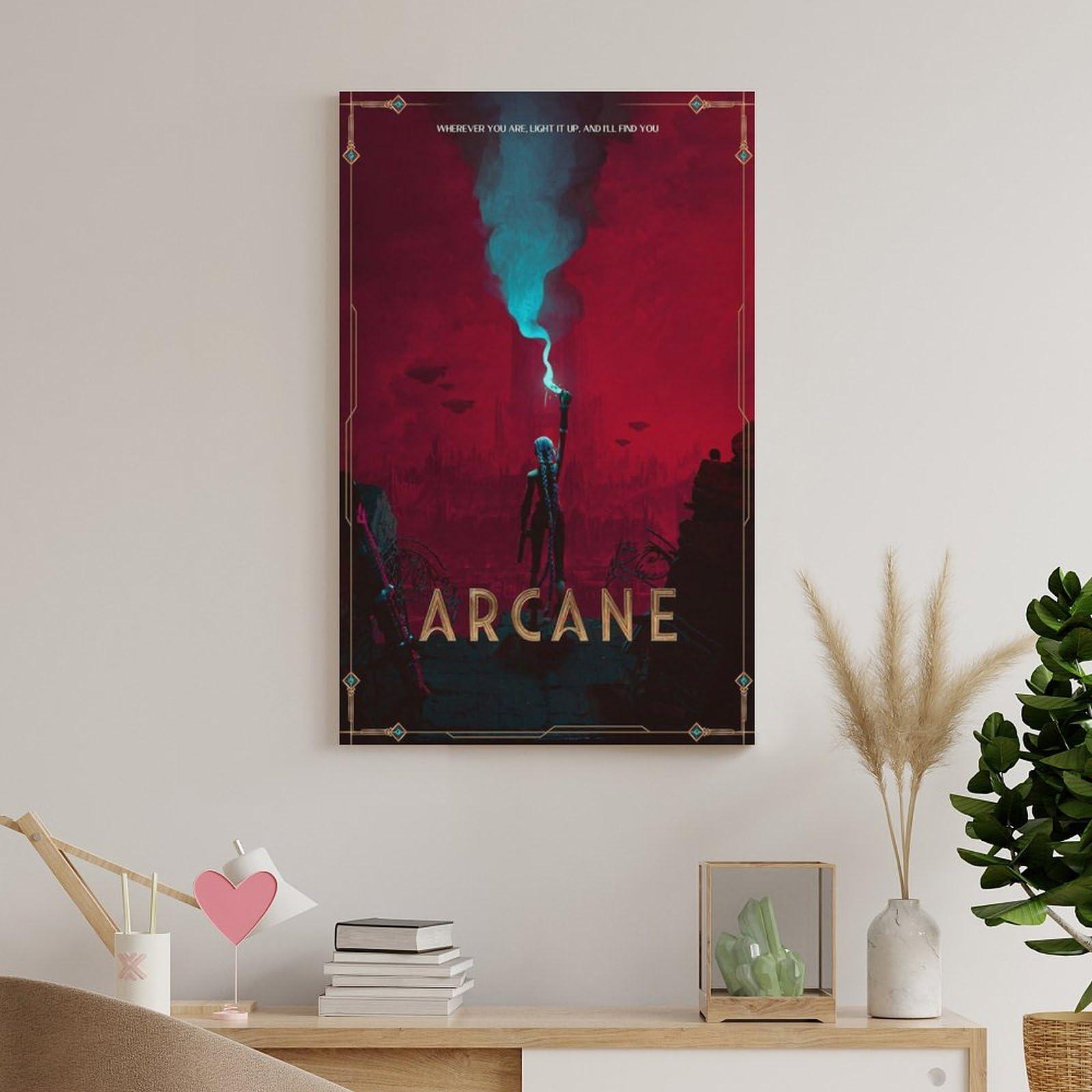 MWKGQXKL Arcane Canvas Poster Wall Art Decor Print Picture Paintings for Living Room Bedroom Decoration 12x18inch(30x45cm) - Image 8