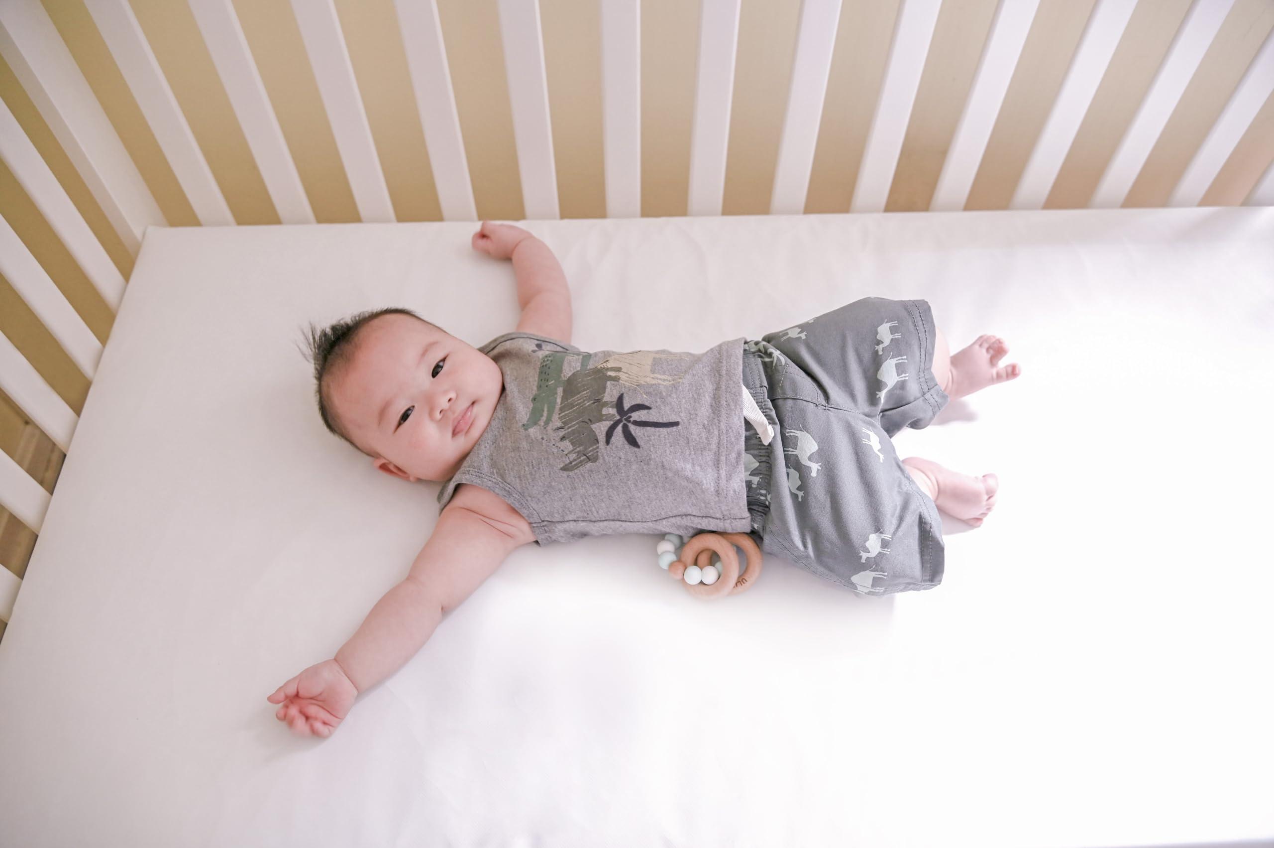Lullaby Earth Non-Toxic Crib Mattress - Waterproof - Fits Standard Baby and Toddler Bed, White - Image 7