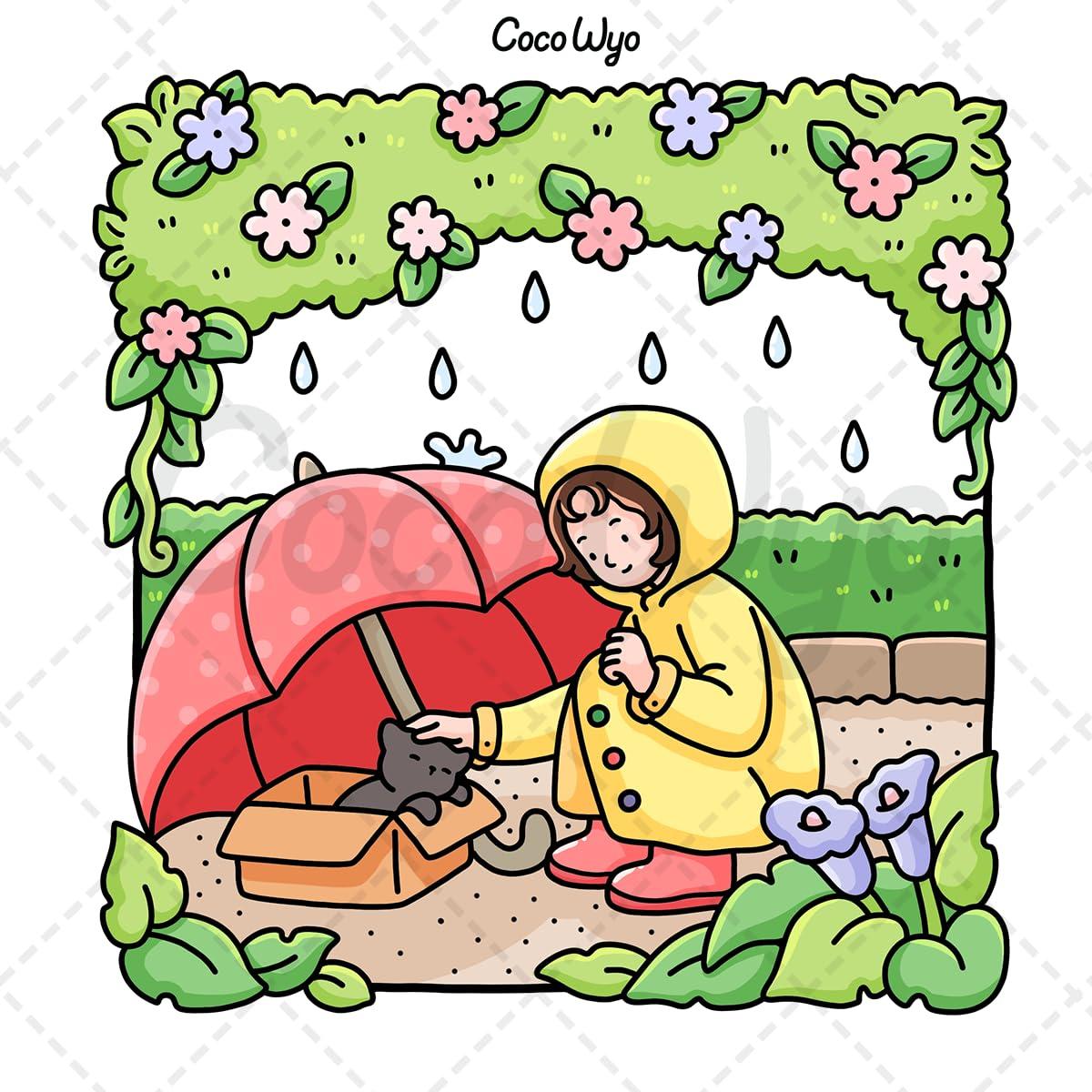 Girl Moments: Coloring Book for Adults and Teens Featuring Cute Cozy Daily Activities for Relaxation (Cozy Spaces Coloring) - Image 4