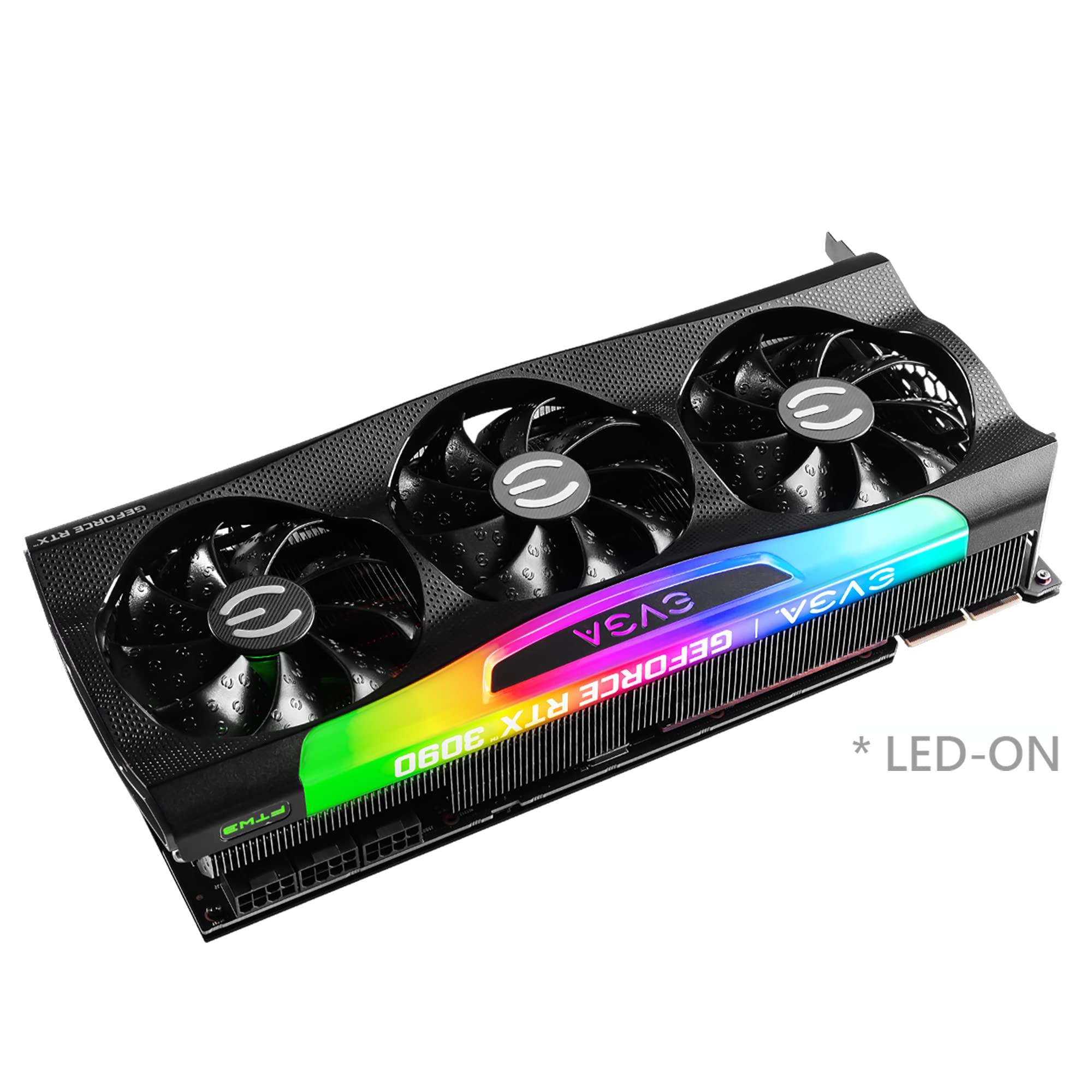EVGA GeForce RTX 3090 FTW3 Ultra Gaming, 24GB GDDR6X, iCX3 Technology, ARGB LED, Metal Backplate, 24G-P5-3987-KR - Image 8