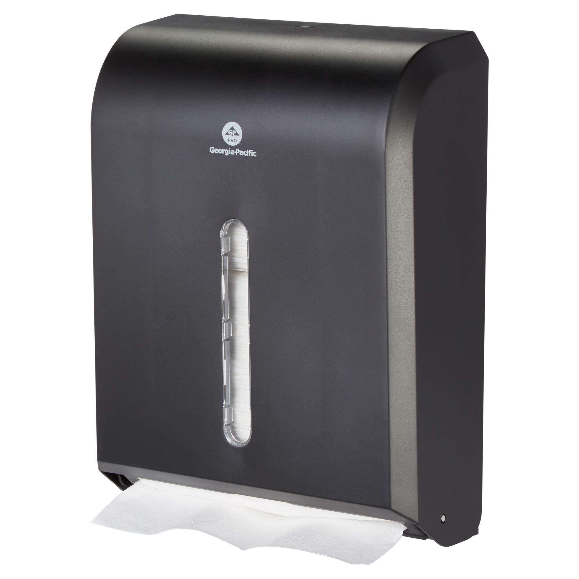 Georgia-Pacific Combi-Fold Paper Towel Dispenser, Black - Image 3