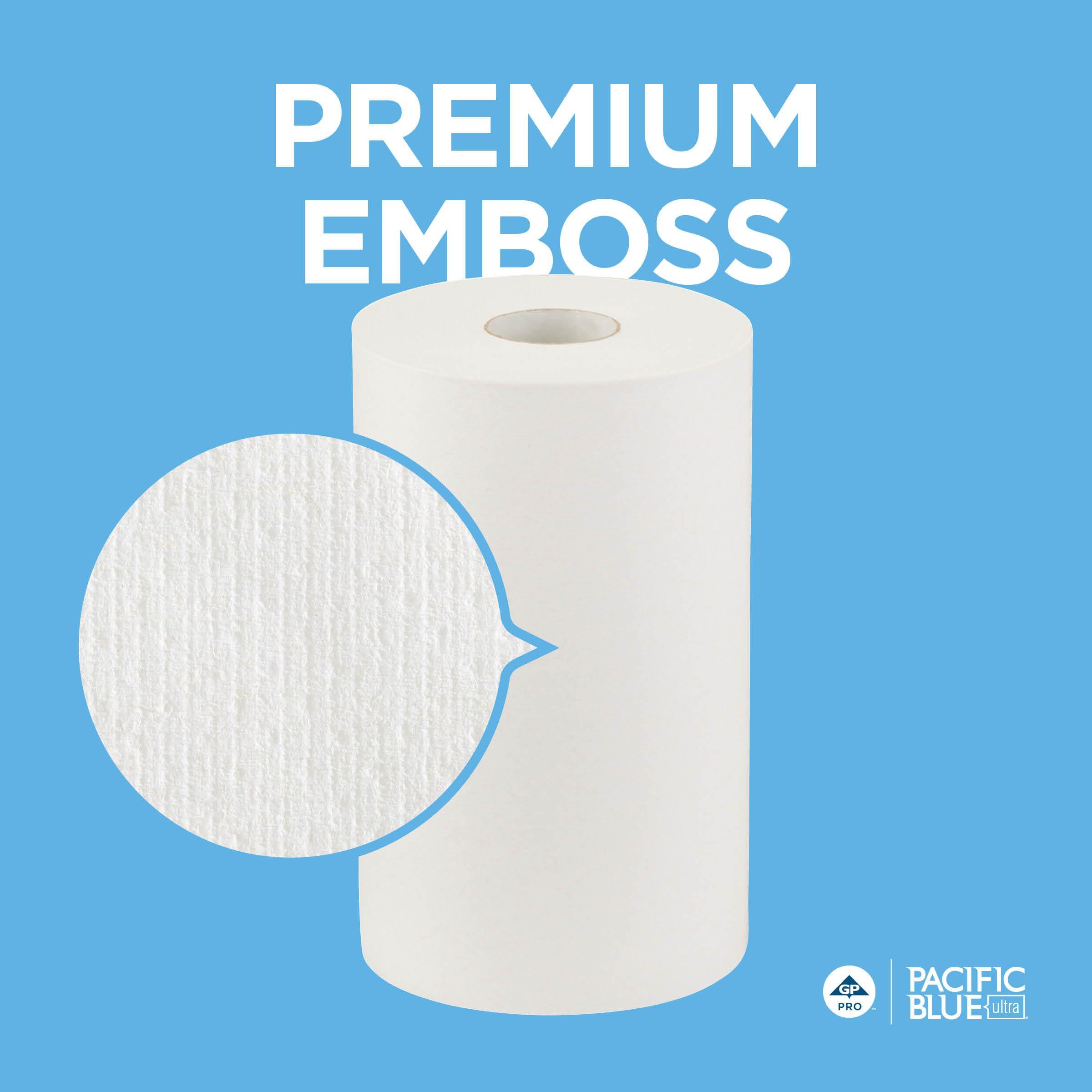 Georgia-Pacific, Pacific Blue Ultra, 9" Paper Towel Rolls (26610), White, 6 Rolls per Case, 400' per Roll - Image 7
