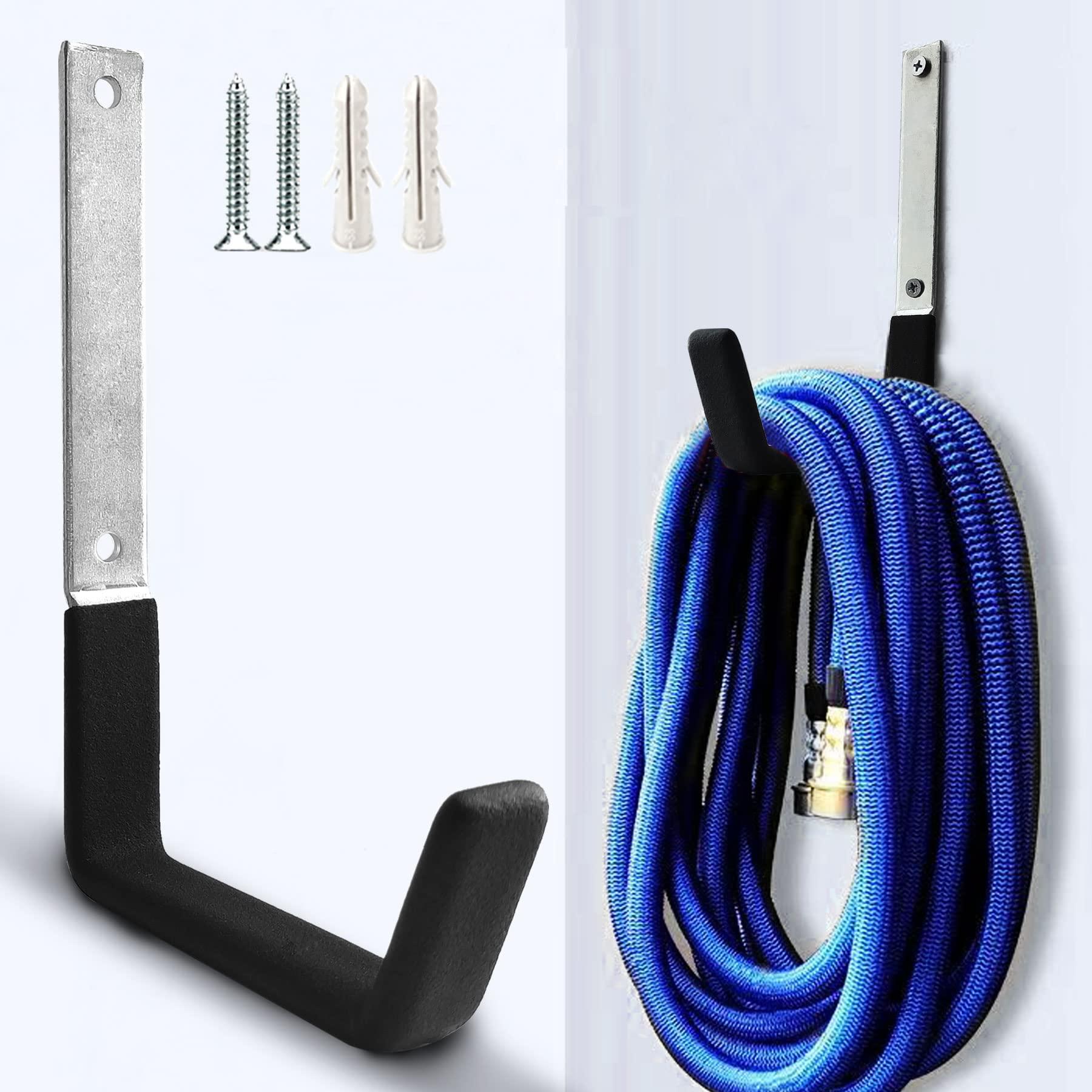Heavy Duty Steel Hooks ,Garage Storage Utility Hooks,Heavy Duty Tool Organizer,Steel Wall Mount Hooks, Hose Hanger, Steel Garage Garden Hooks (2) - Image 9