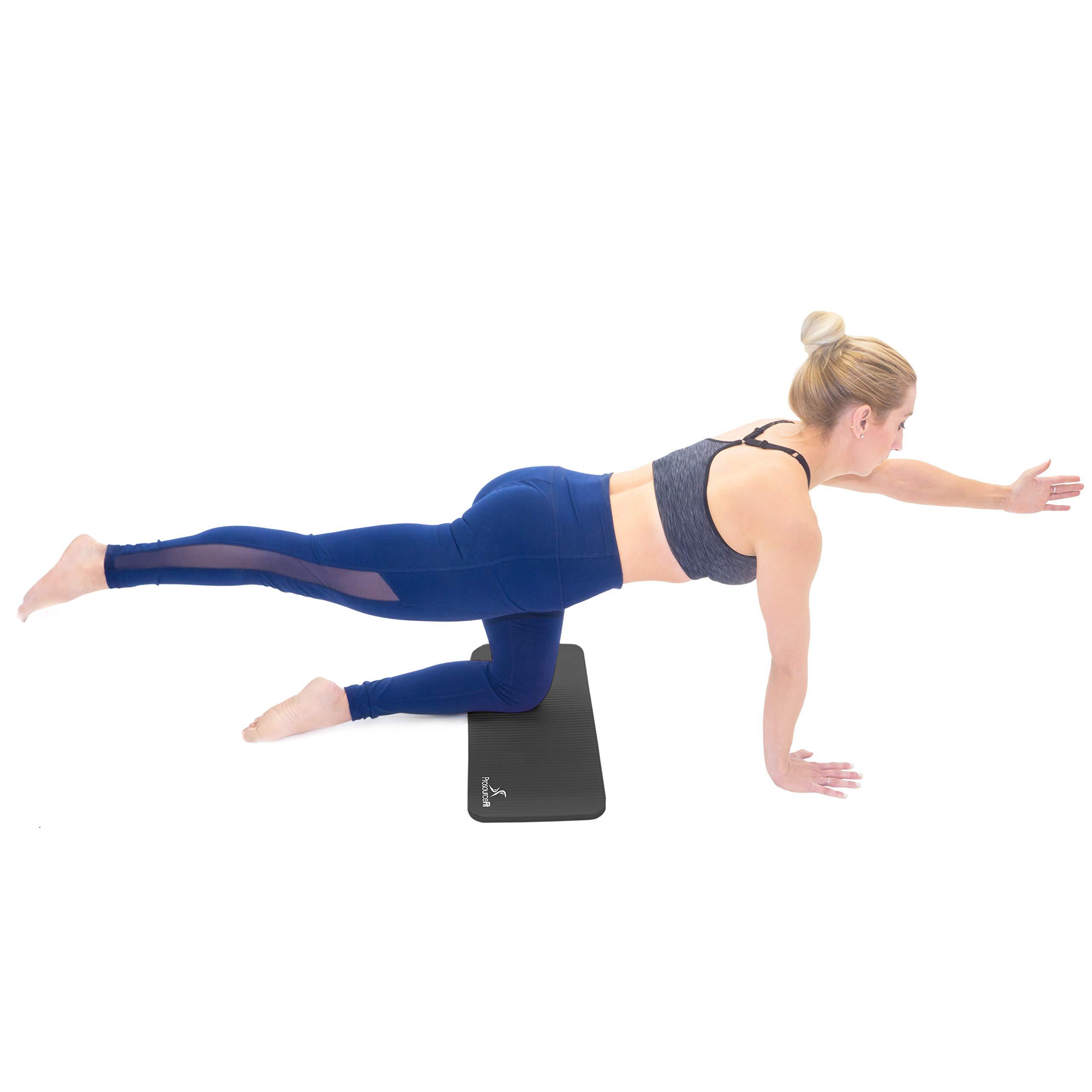 ProsourceFit Extra Thick Yoga Knee Pad and Elbow Cushion 15mm (5/8”) Fits Standard Mats for Pain Free Joints in Yoga, Pilates, Floor Workouts - Image 3