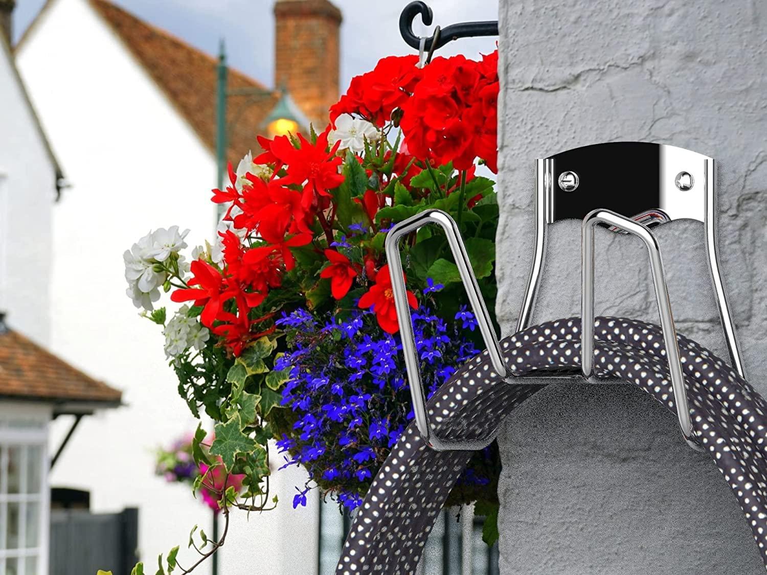 JBscoop Garden Hose Holder - 2 Sets Wall Mount for Water Hose and Extension Cords - Image 2