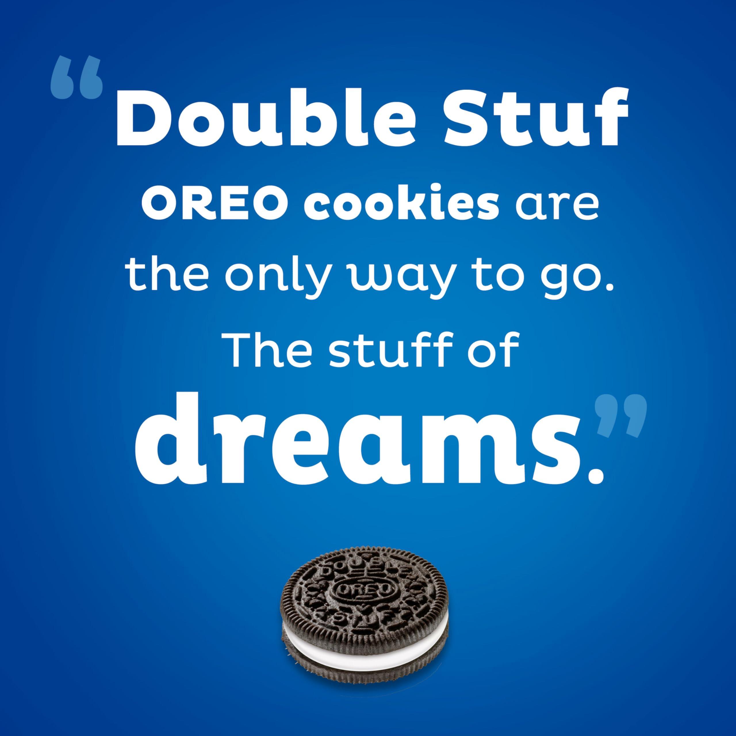 OREO Double Stuf Chocolate Sandwich Cookies, Family Size, 3 Packs - Image 11