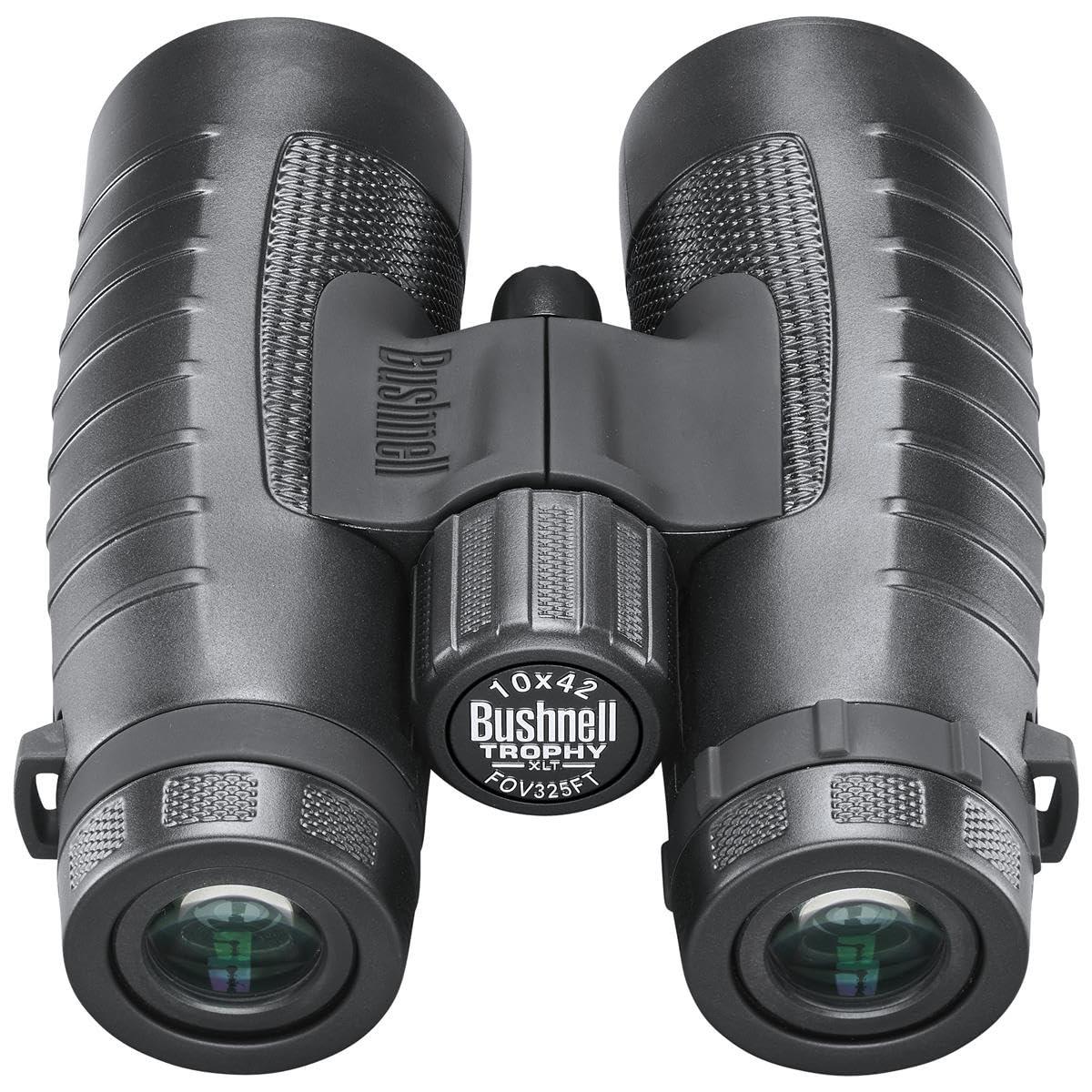 Bushnell 10x42mm Trophy XLT: Versatile Waterproof Binoculars for Adults, Cruise Ship, Tactical, and Bird Watching Essentials with 6.2 Angle of View, Black - Image 2