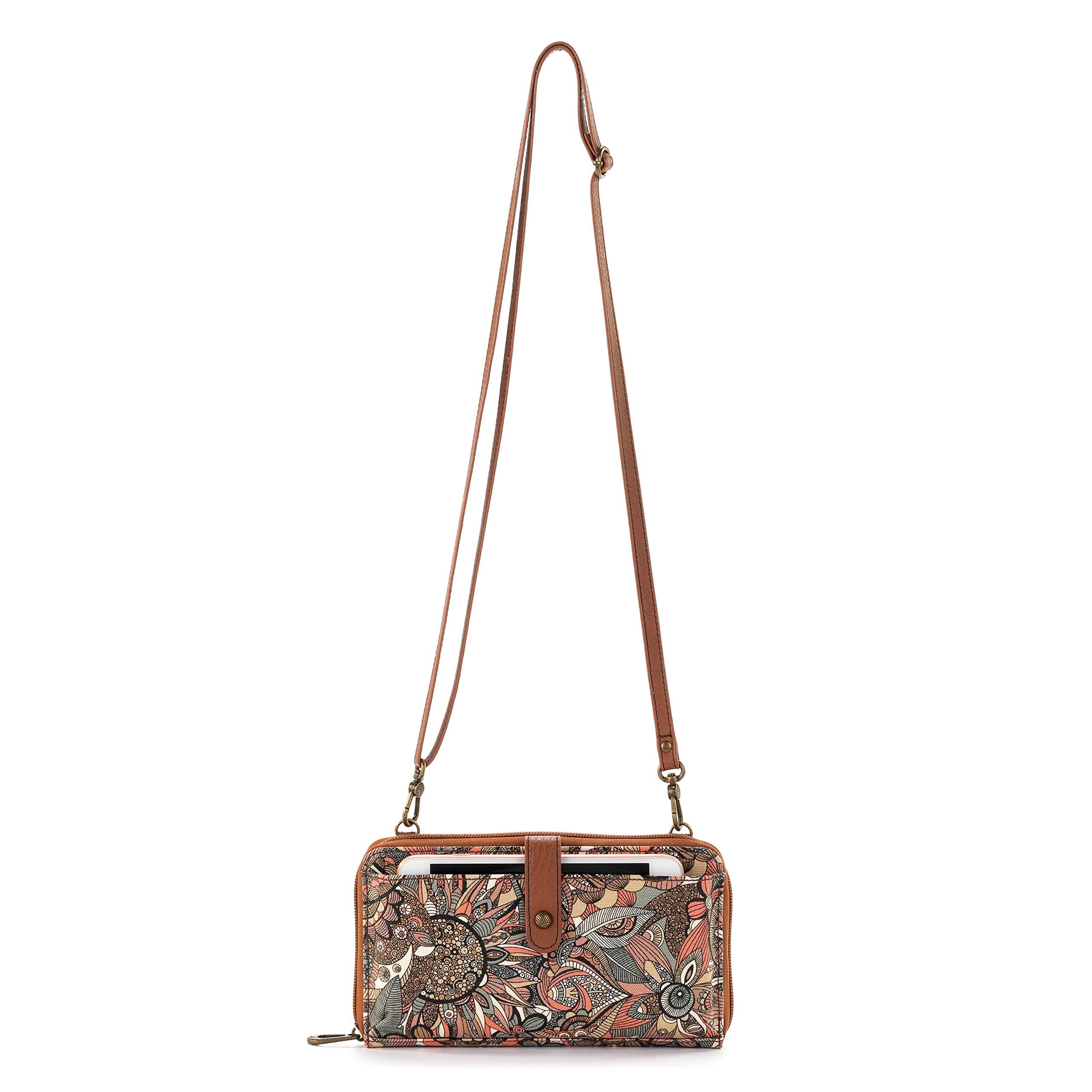 Sakroots Artist Circle Smartphone Crossbody in Eco Twill, Detachable Wristlet Strap - Image 6