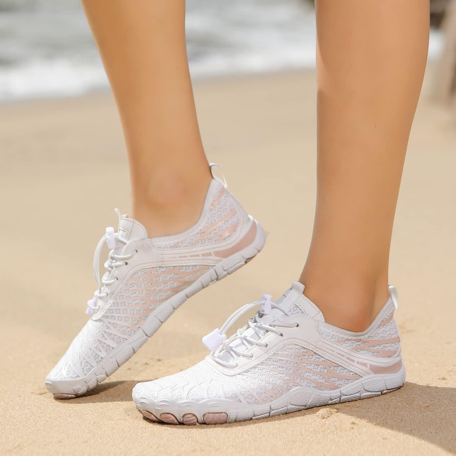 MOCHINI Hike Barefoot Shoes Grounded Footwear for Womens Men Non-Slip Wide Toe Neuropathy Beach Pool Aqua Swimming Surf Hiking Walking Quick Dry Water Shoes - Image 3