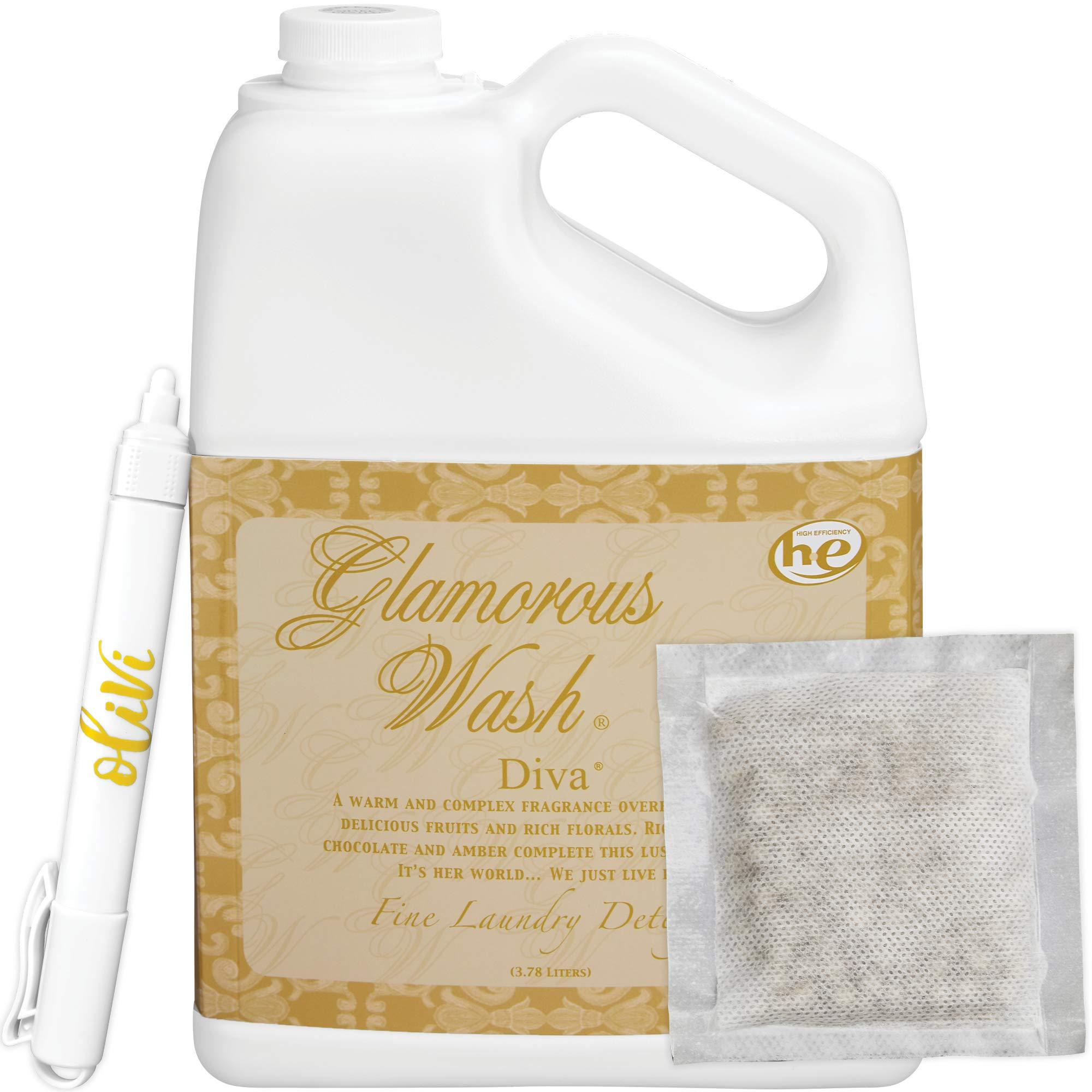 Tyler DIVA Glamorous Wash Laundry Detergent - 1 Gallon - With Olivi Stain Remover Pen - Fresh Scented Sachet - Laundry Detergent For Washing - Image 7
