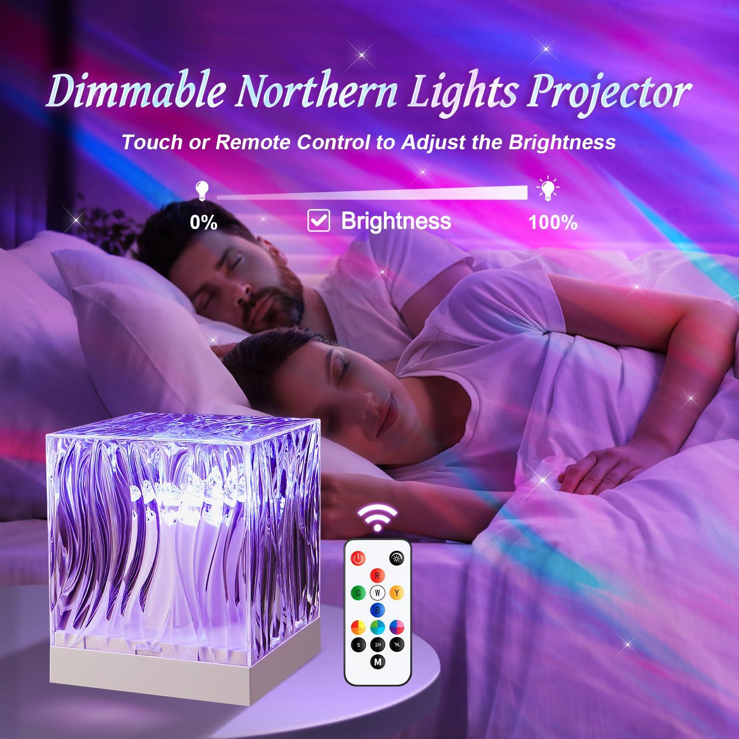 Mubarek Northern Lights Projector, 18 Colors 162 Modes Ceiling Galaxy Projector, Remote Ambient Lighting Mood Lighting, Room Lights for Bedroom, Cool Stuff Aesthetic Room Decor for Teen Girl Gifts - Image 3