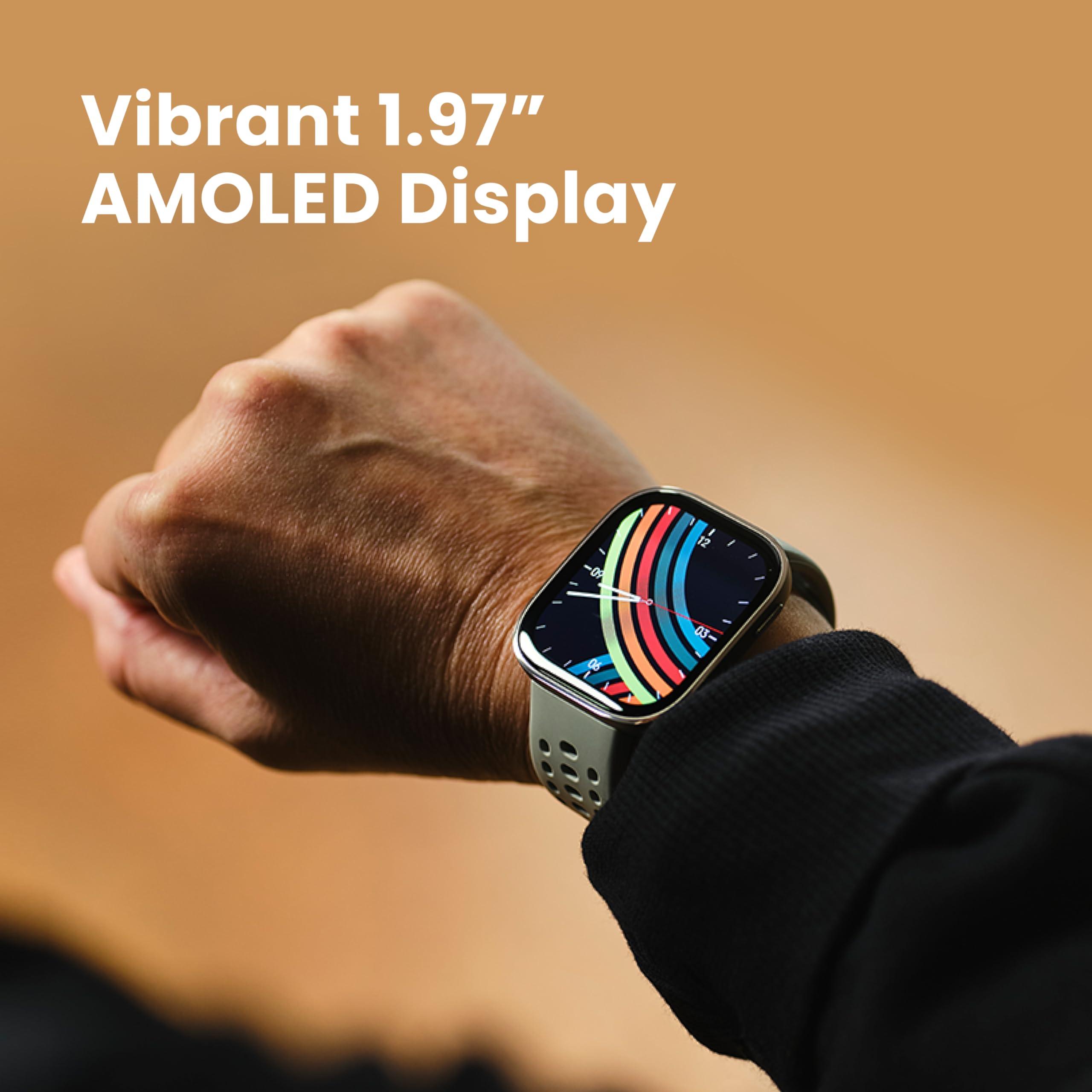Amazfit Bip 6 Smart Watch 46mm, 14 Day Battery, 1.97" AMOLED Display, GPS & Free Maps, AI, Bluetooth Call & Text, Health, Fitness & Sleep Tracker, 140+ Workout Modes, 5 ATM Water-Resistance, Black - Image 2