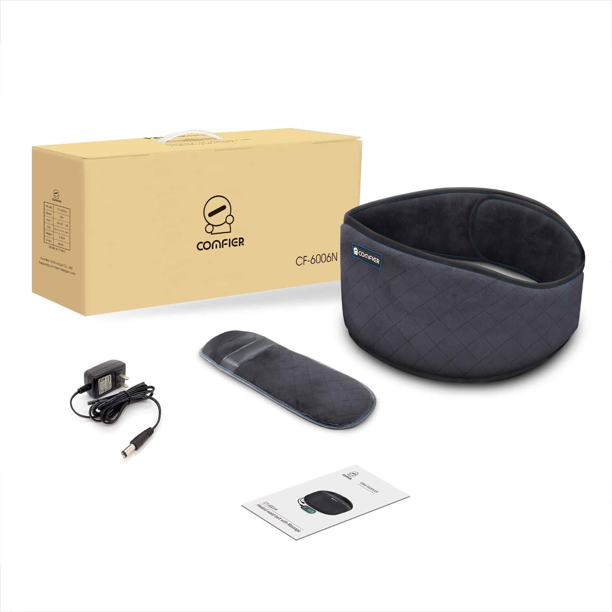 COMFIER Heating Pad for Back Pain, Vibration Lower Back Massager with Heat, Plug-in Heat Pad with Auto Shut Off,Heated Waist Belt, Gifts for Women Men Mom Dad, FSA/HSA Eligible - Image 9
