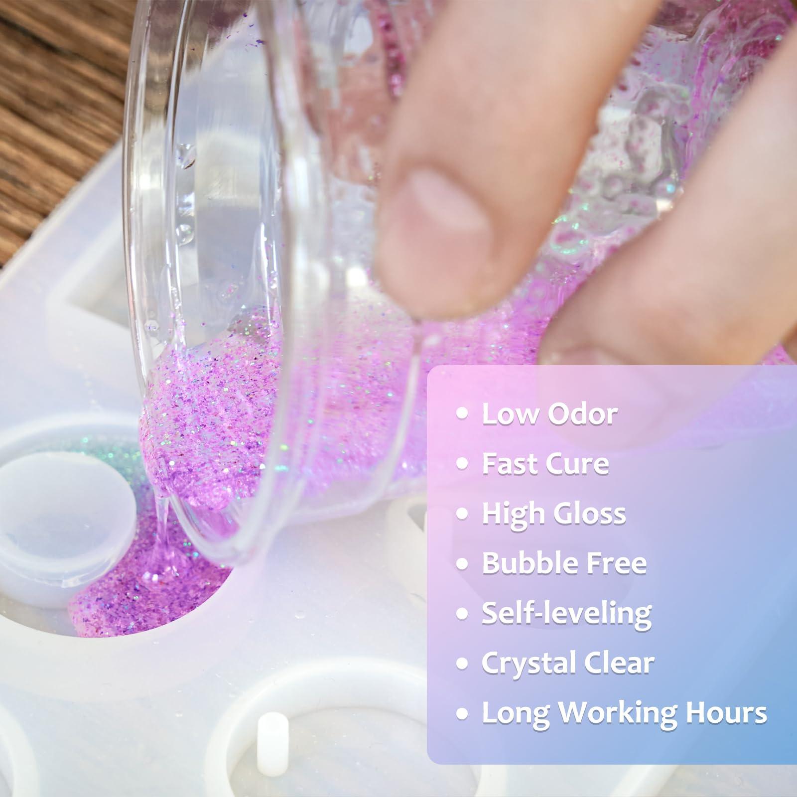 Epoxy Resin 1 Gallon - Crystal Clear Epoxy Resin Kit - Self-Leveling, High-Glossy, No Yellowing, No Bubbles, Perfect for Crafts, Table Tops, DIY 1:1 Ratio - Image 3